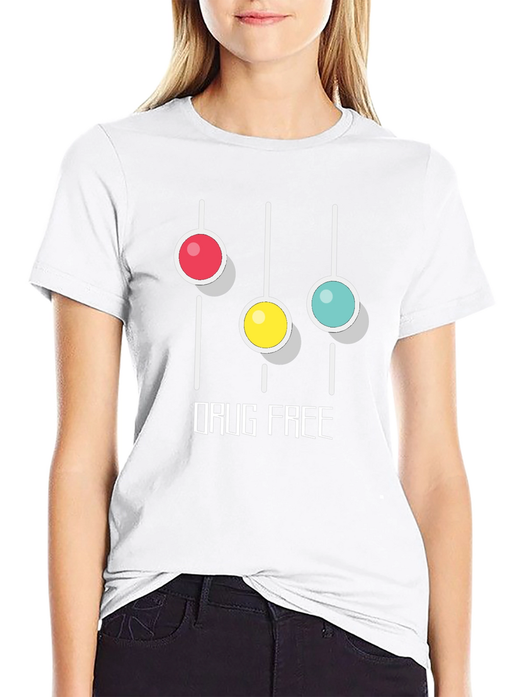 Drug Free Graphic T-Shirt