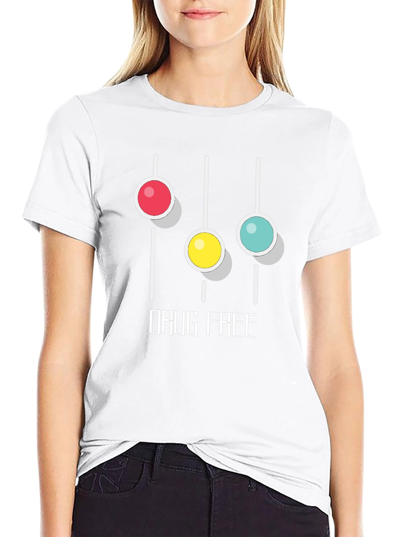 Drug Free Graphic T-Shirt