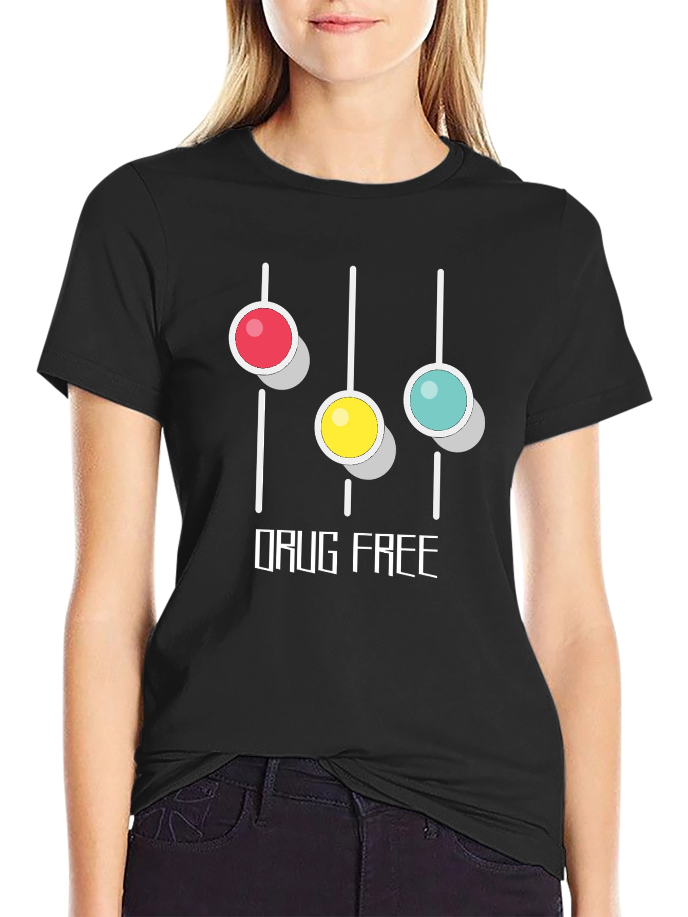 Drug Free Graphic T-Shirt