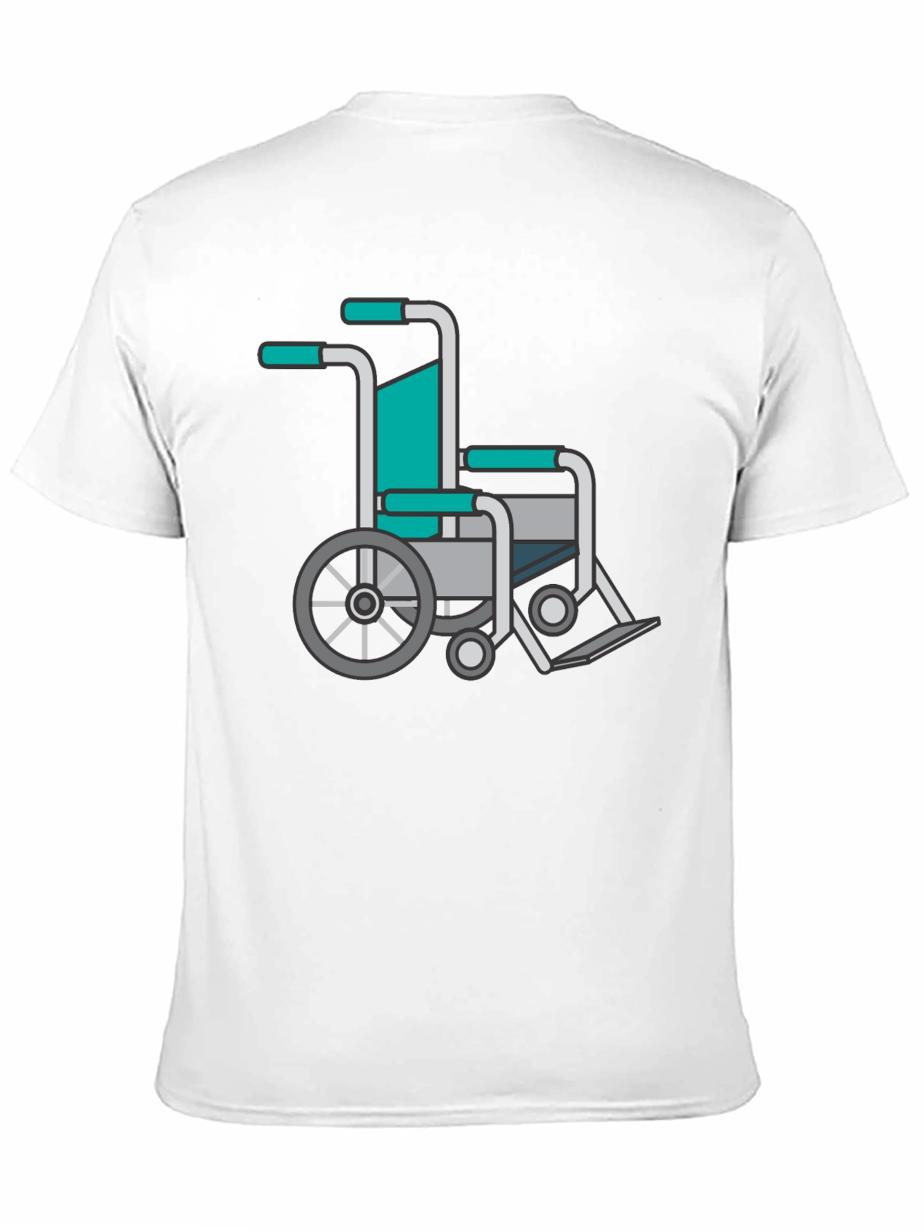 Wheelchair Graphic Tee - Black Comfort Fit