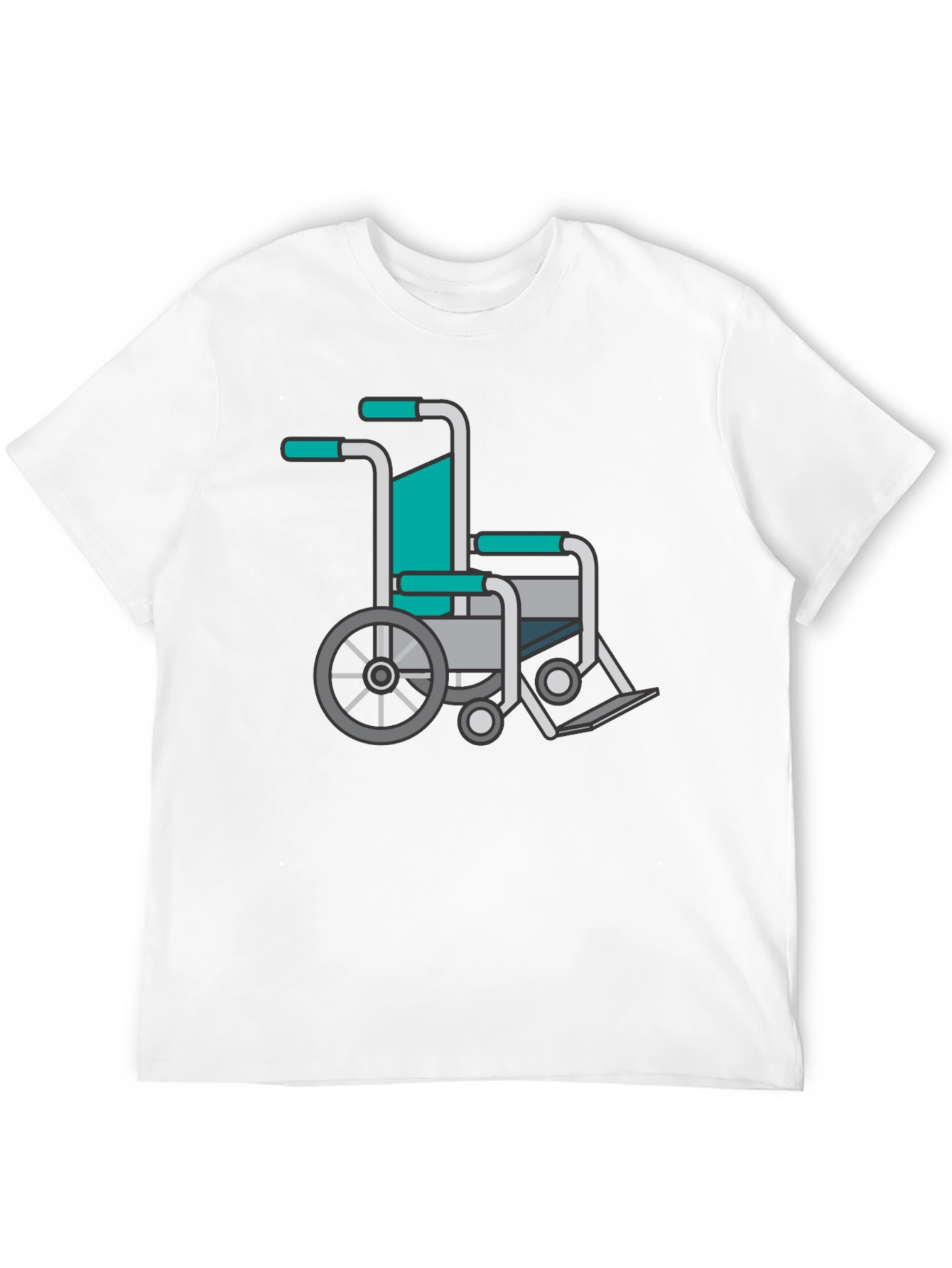 Wheelchair Graphic Tee - Black Comfort Fit