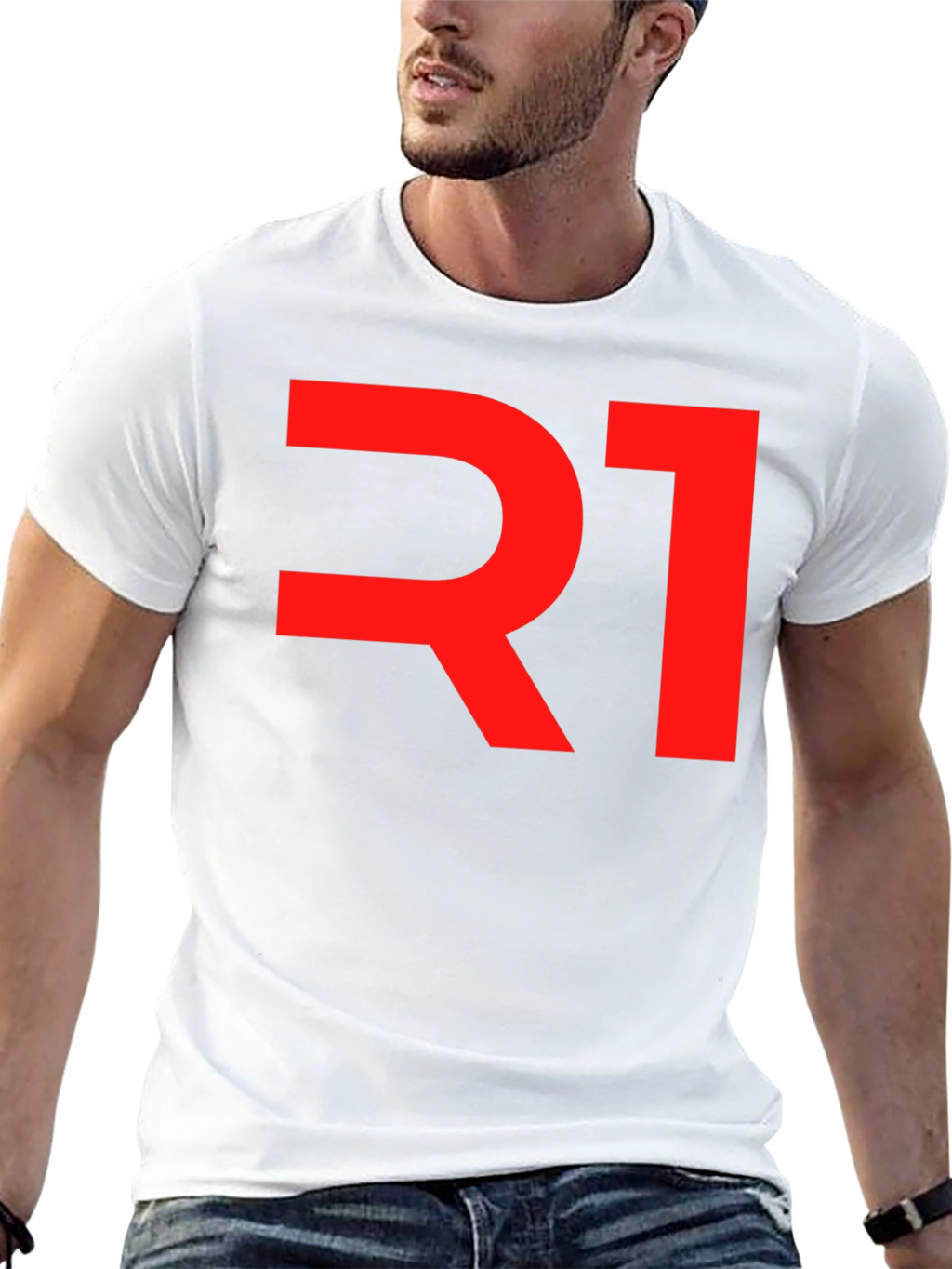 Bold R1 Graphic Tee - Mens Black T-Shirt