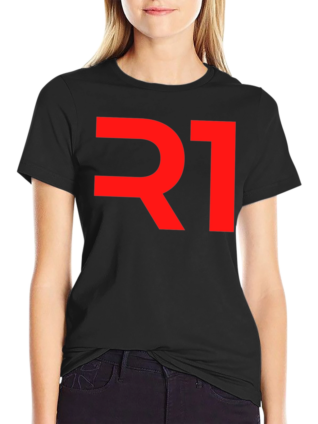 Bold R1 Graphic Tee - Mens Black T-Shirt