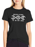 Bricklaying DNA Graphic T-Shirt - Construction Worker Tee
