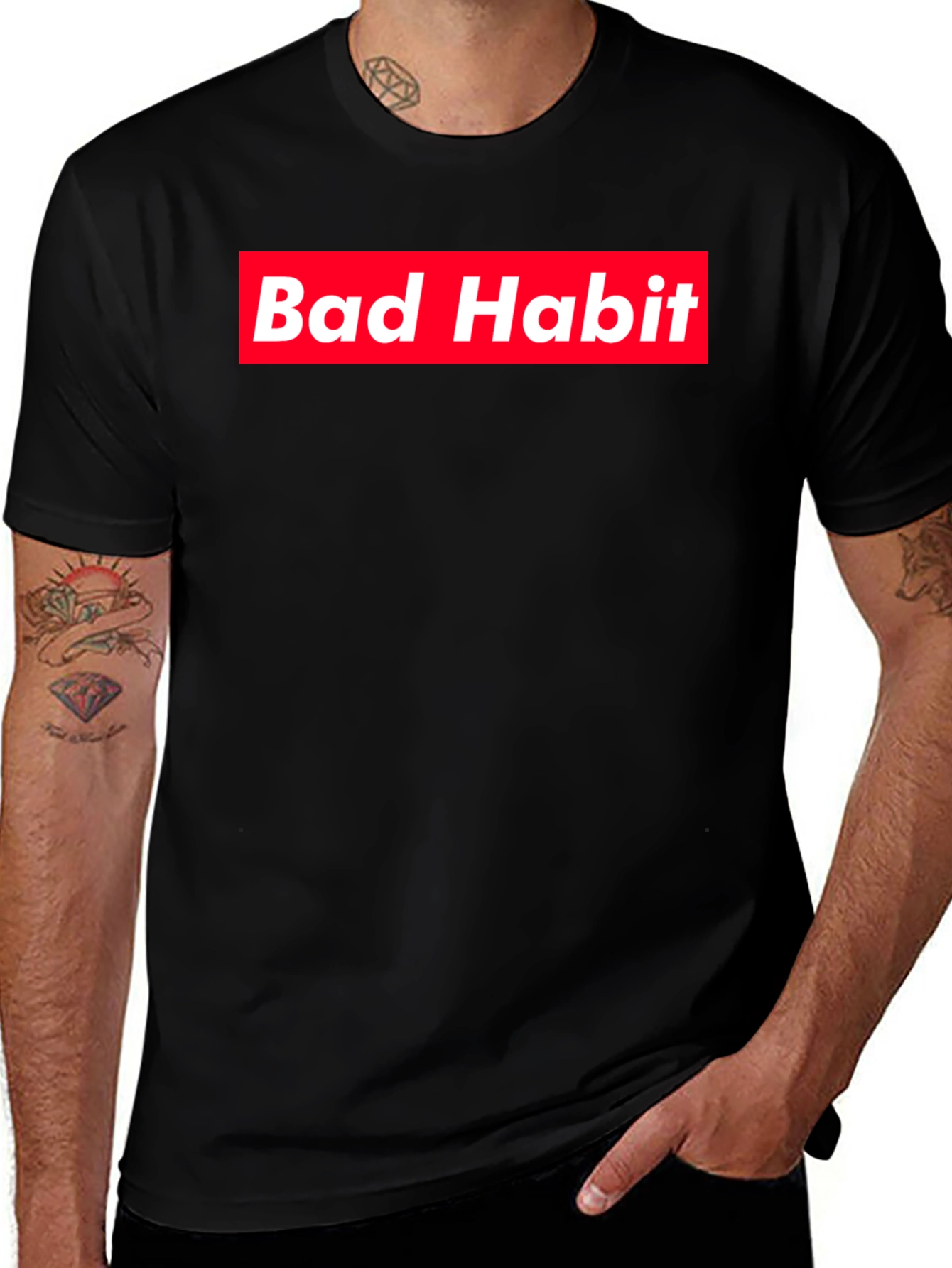 Bad Habit Graphic Tee - Trendy Streetwear