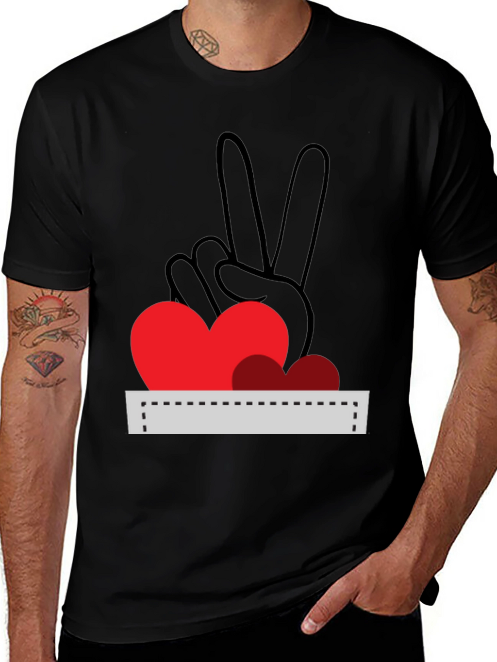 Peace & Love Graphic Tee