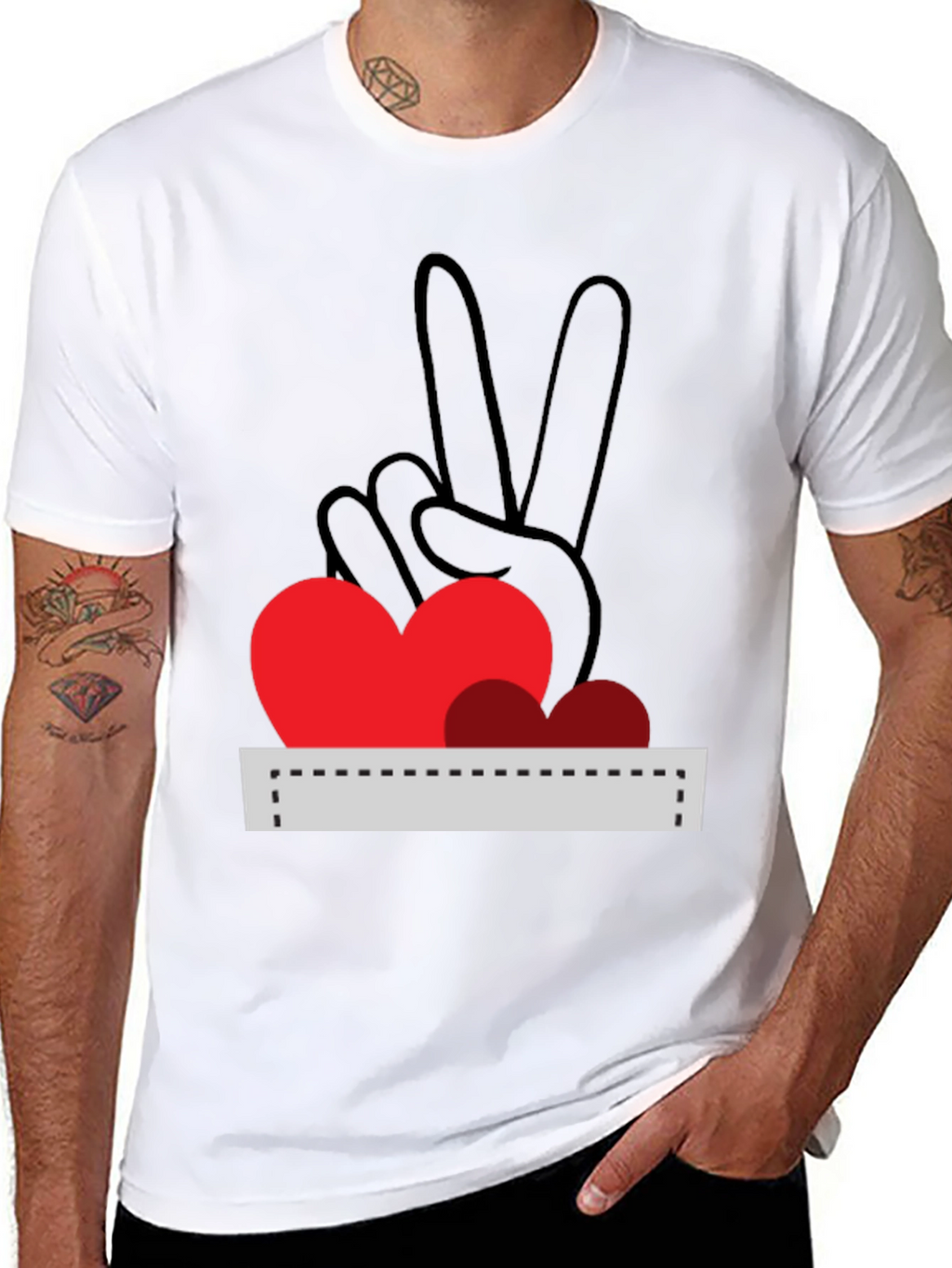 Peace & Love Graphic Tee