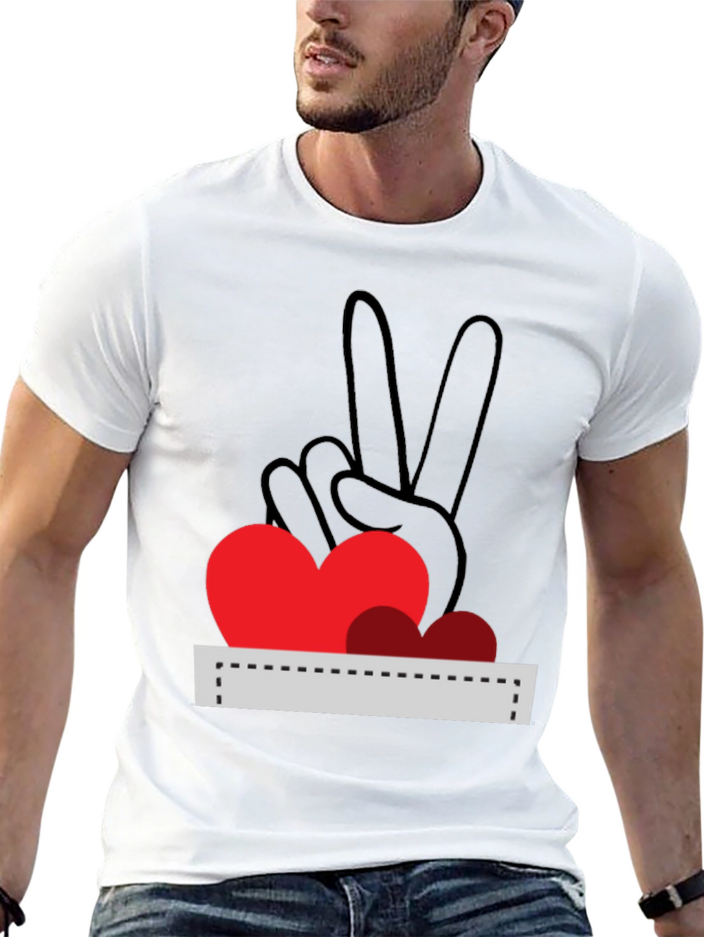 Peace & Love Graphic Tee