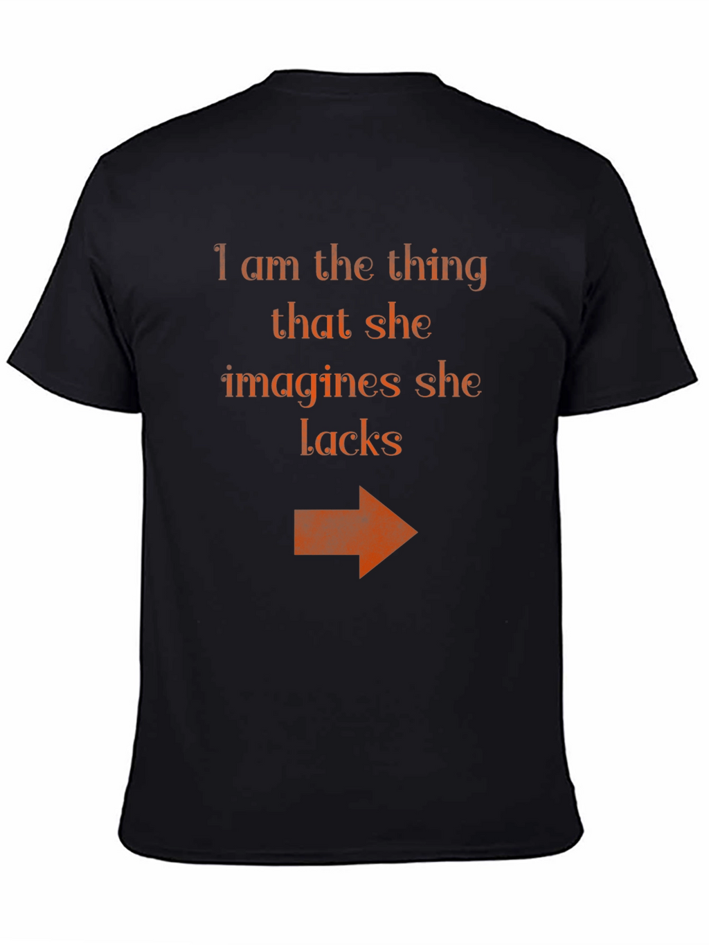 Humorous I Am The Thing Graphic Tee