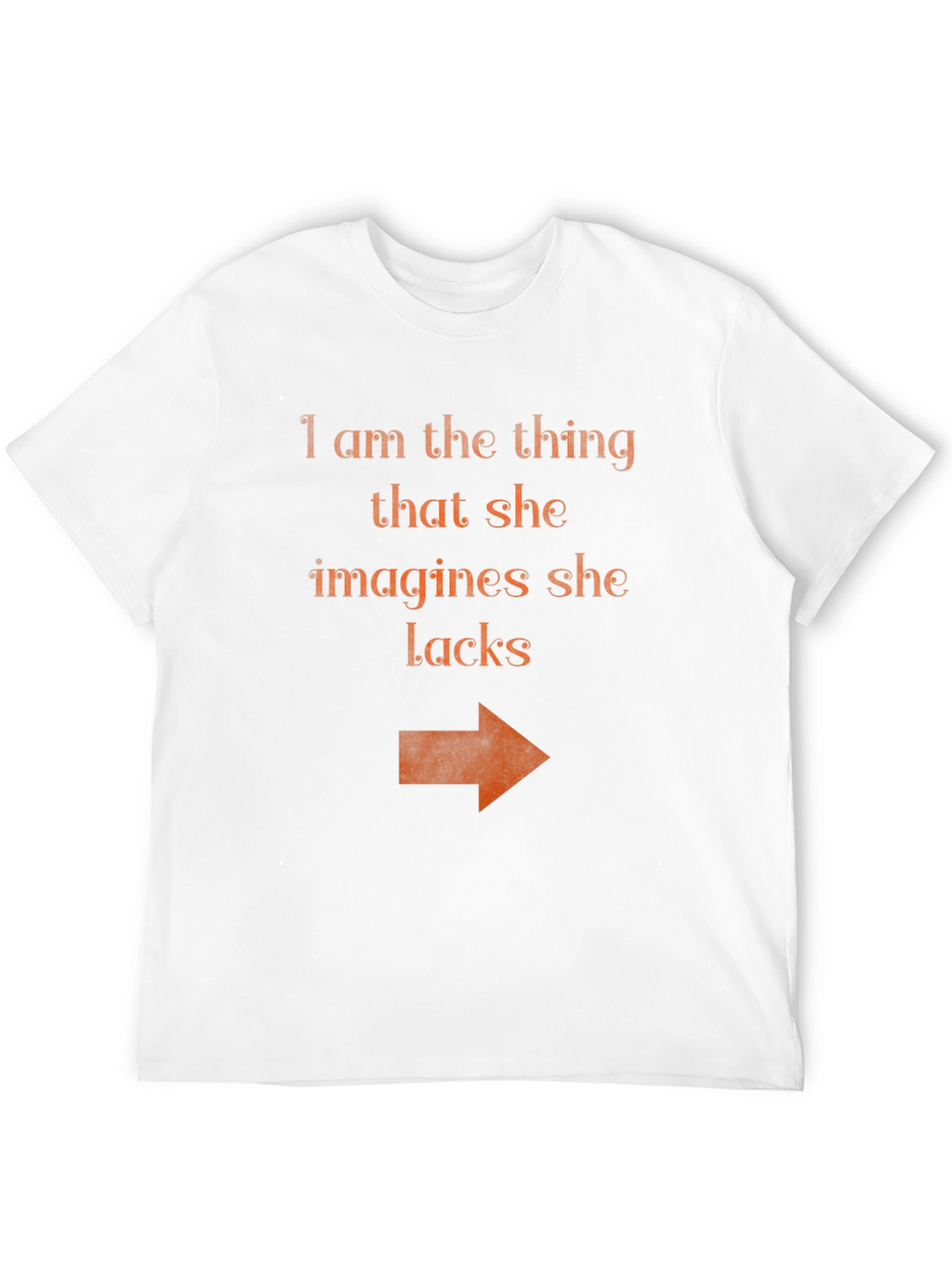 Humorous I Am The Thing Graphic Tee