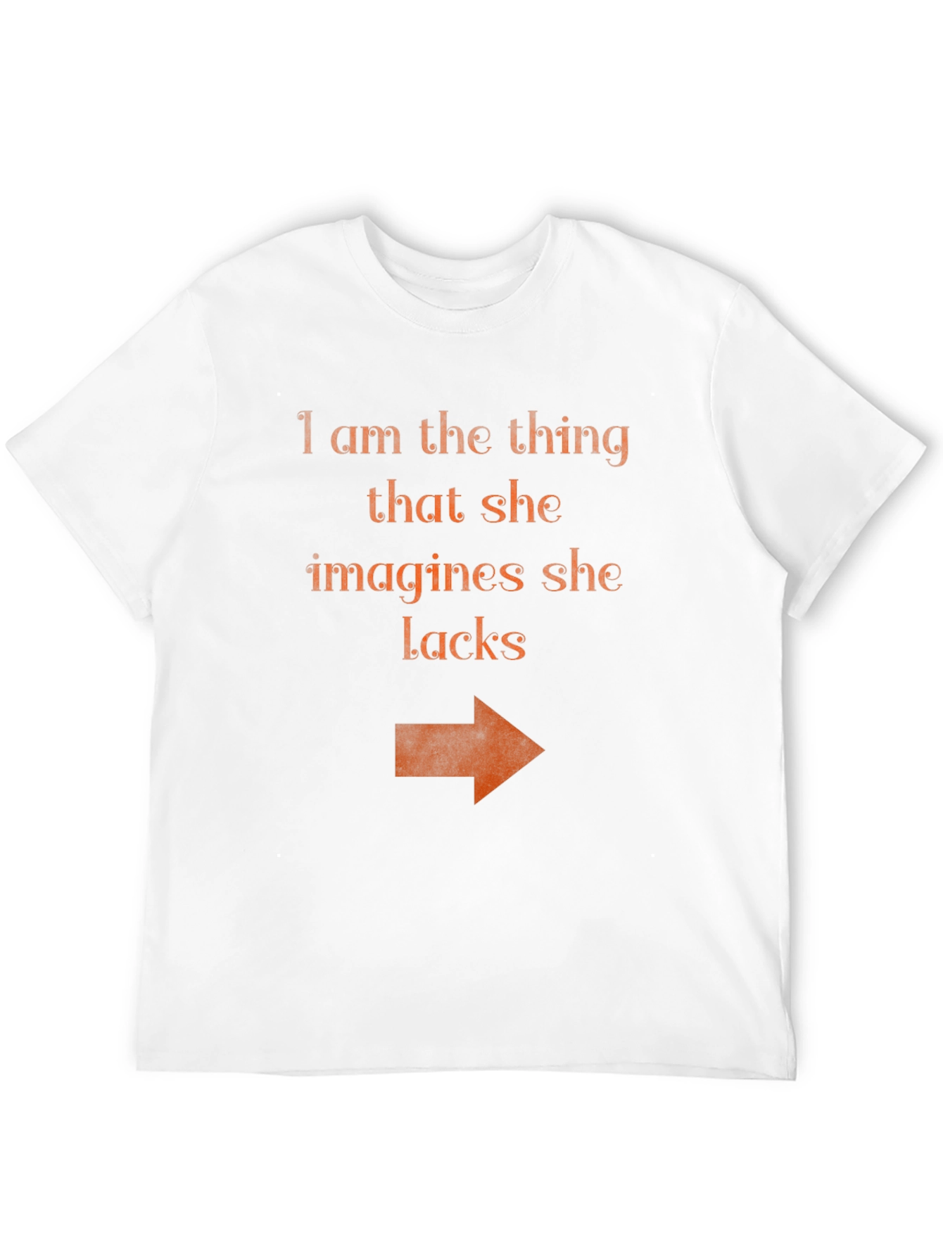 Humorous I Am The Thing Graphic Tee