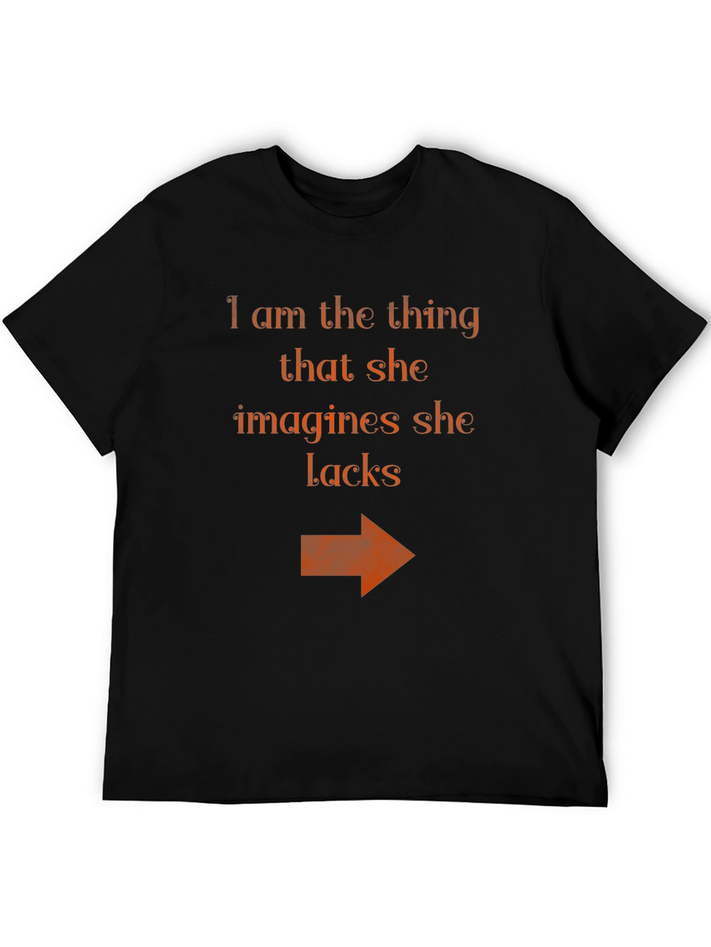 Humorous I Am The Thing Graphic Tee