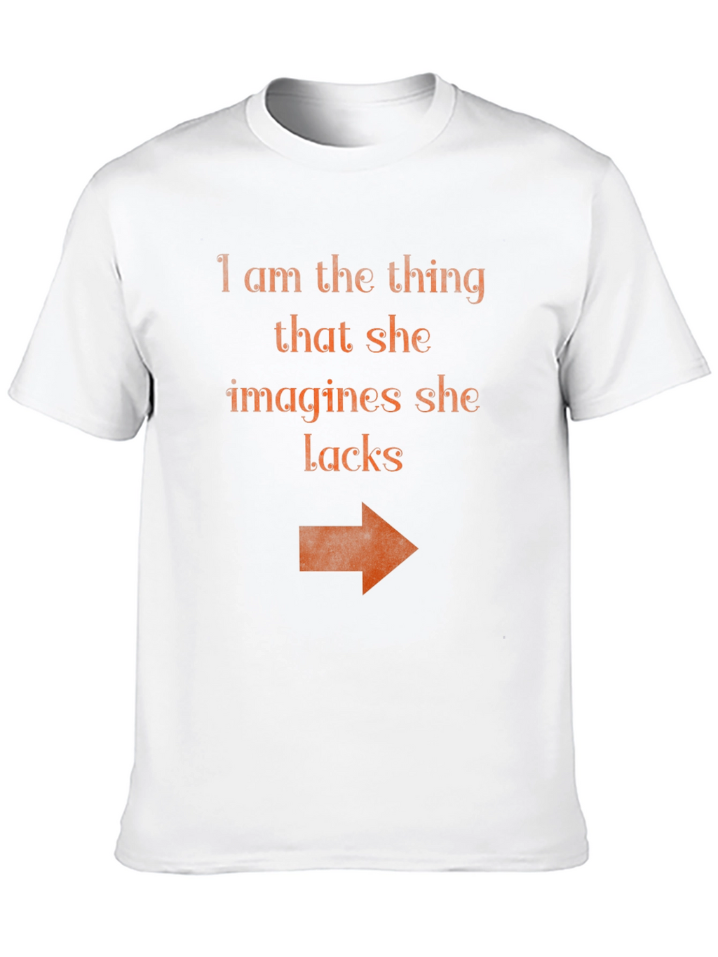 Humorous I Am The Thing Graphic Tee