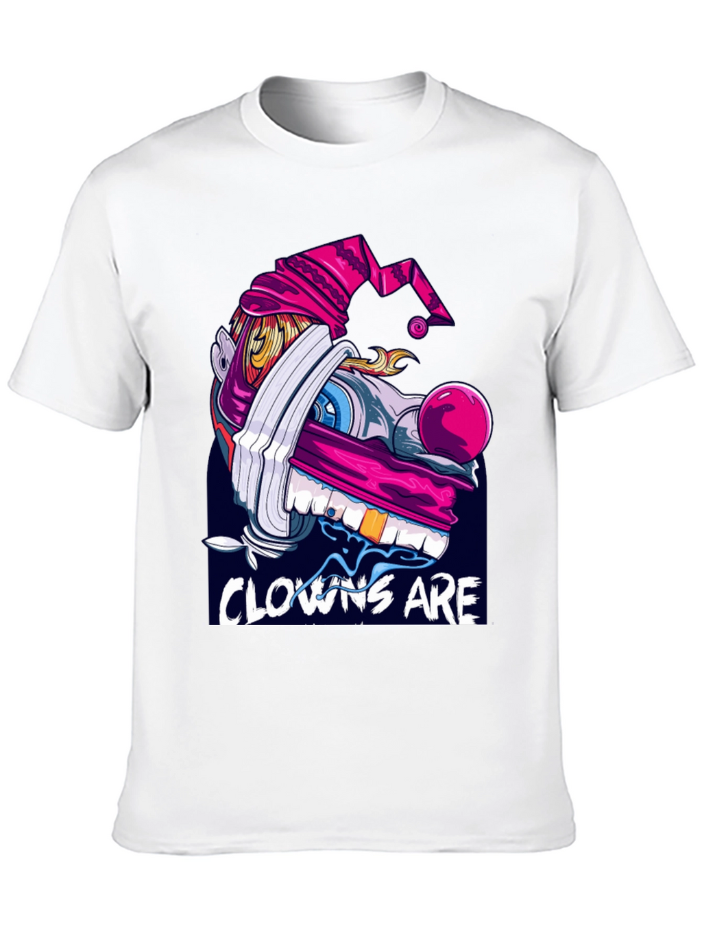 Clown Graphic Black T-Shirt