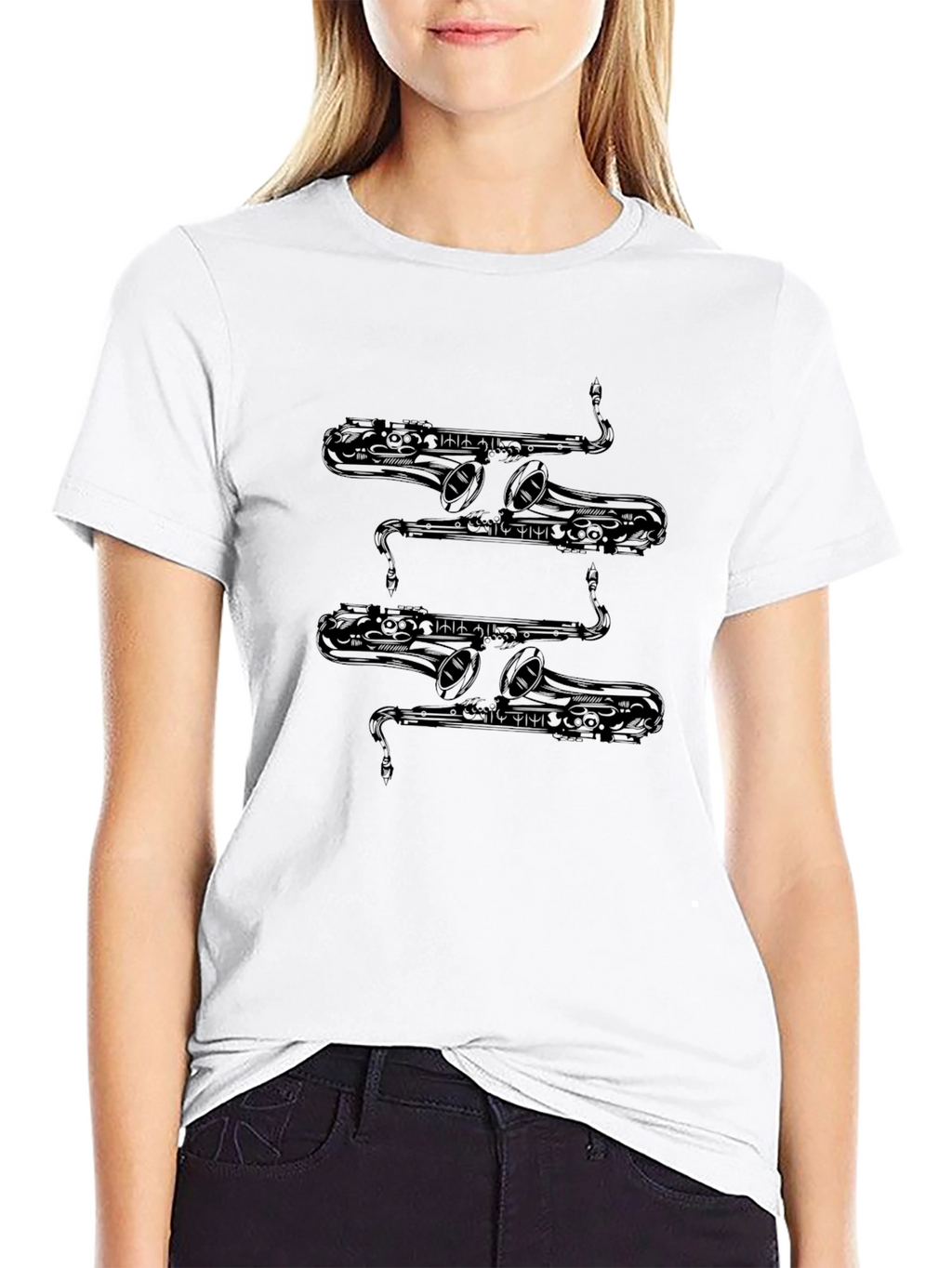 Saxophone T-Shirt - Cool Music Tee