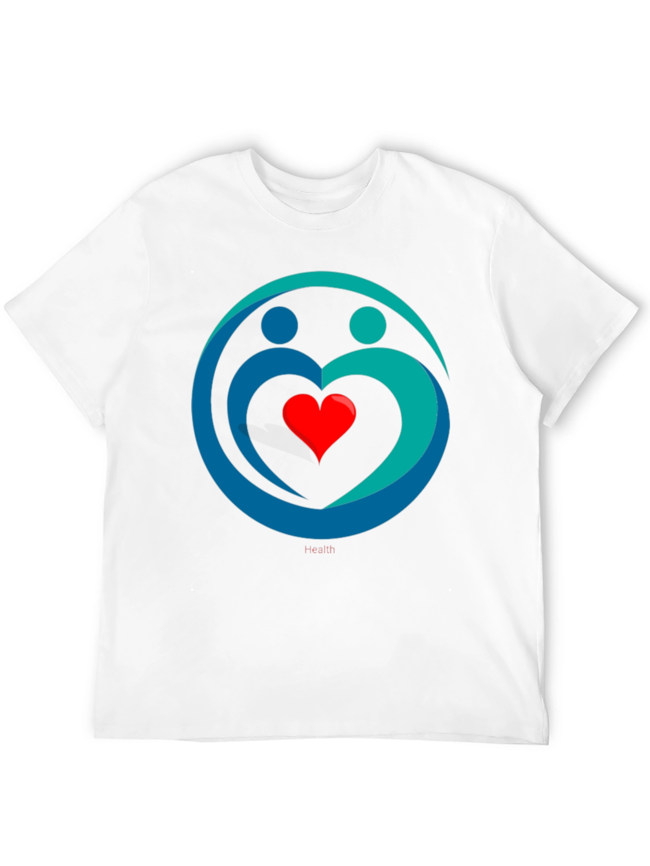 Heart Health Graphic Tee - Black Casual Comfort