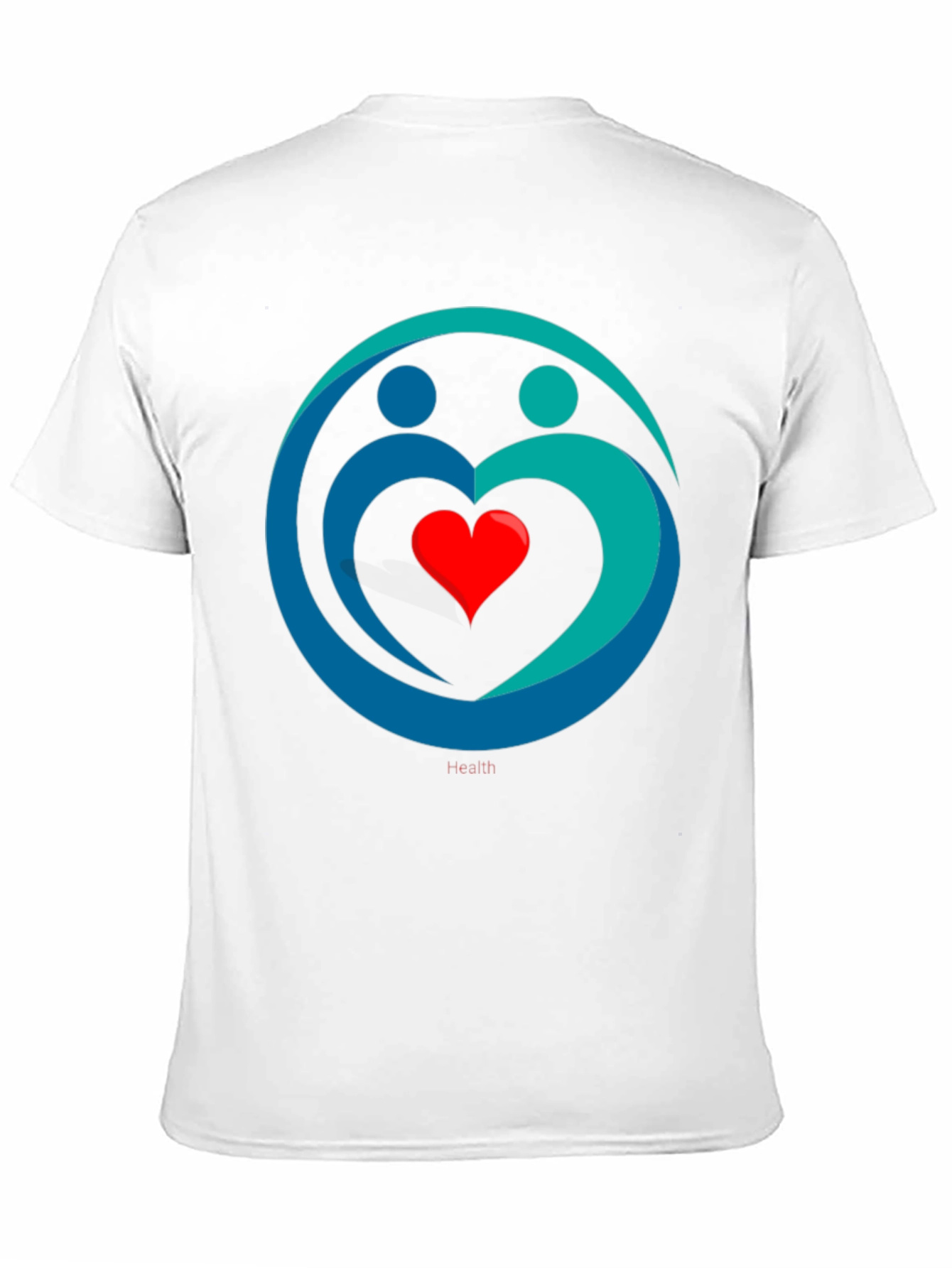Heart Health Graphic Tee - Black Casual Comfort