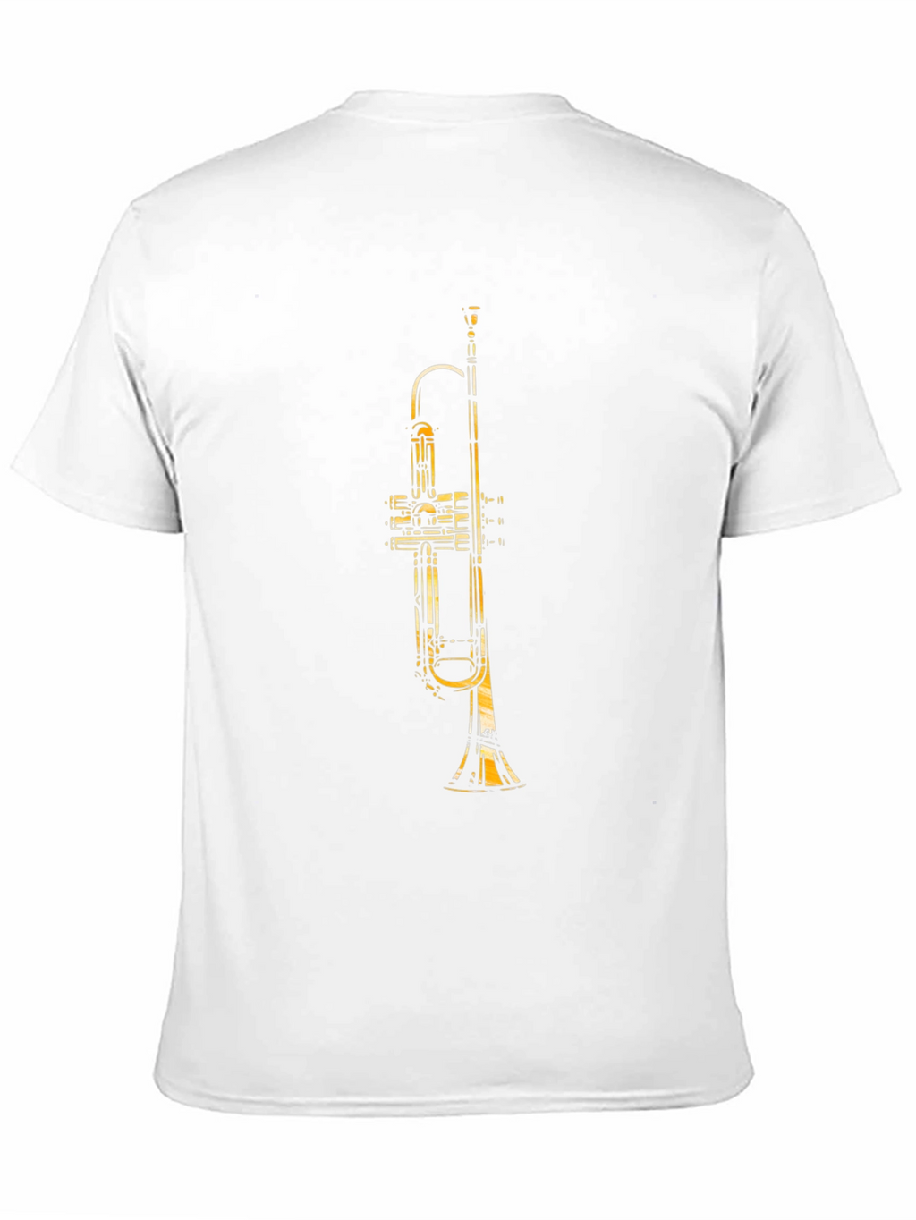 Trumpet Graphic Black T-Shirt - Musical Instrument Tee