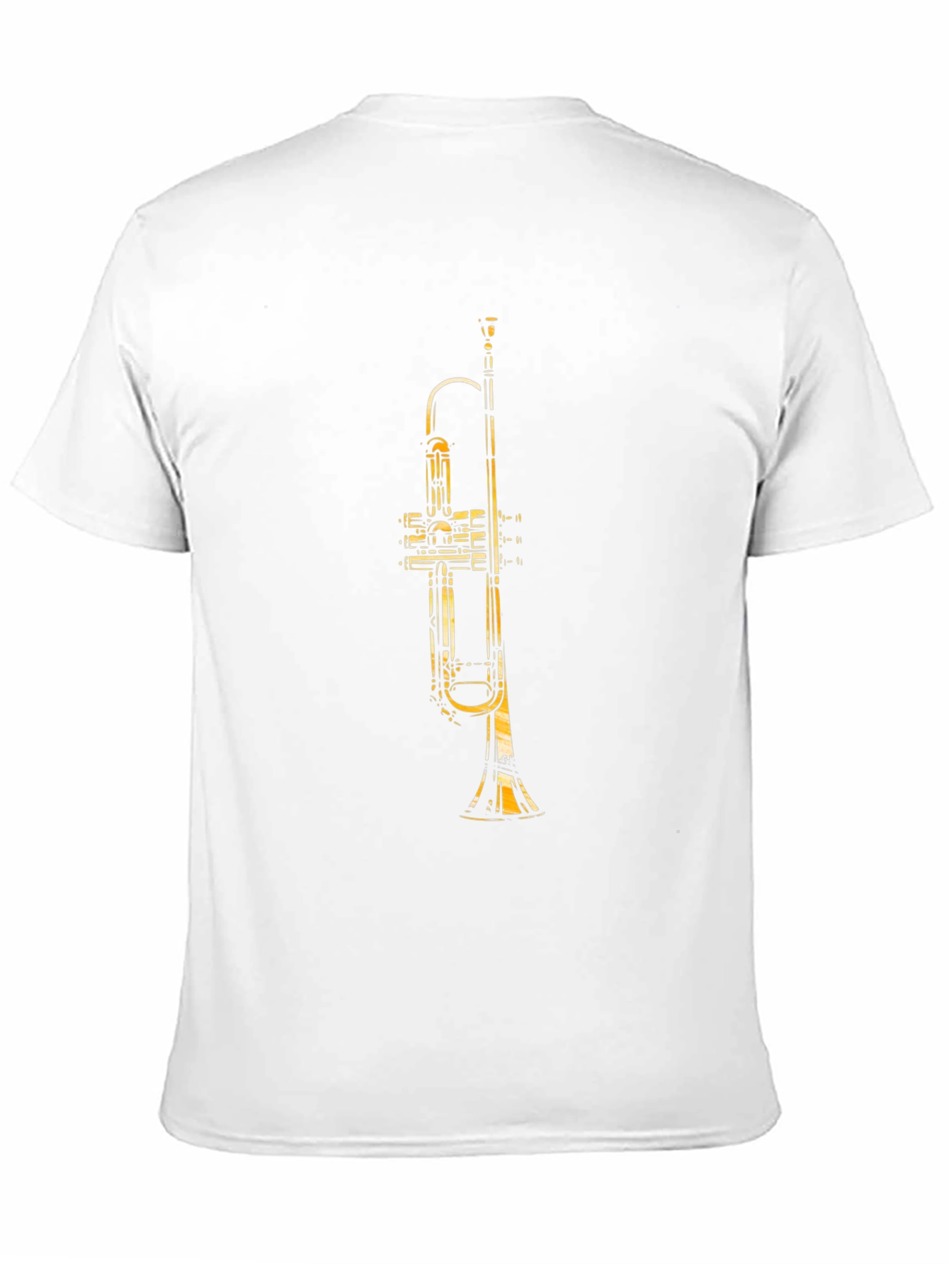 Trumpet Graphic Black T-Shirt - Musical Instrument Tee