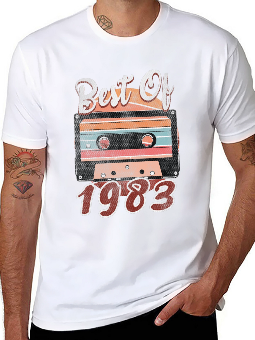 Best of 1983 Cassette Tape Graphic T-Shirt