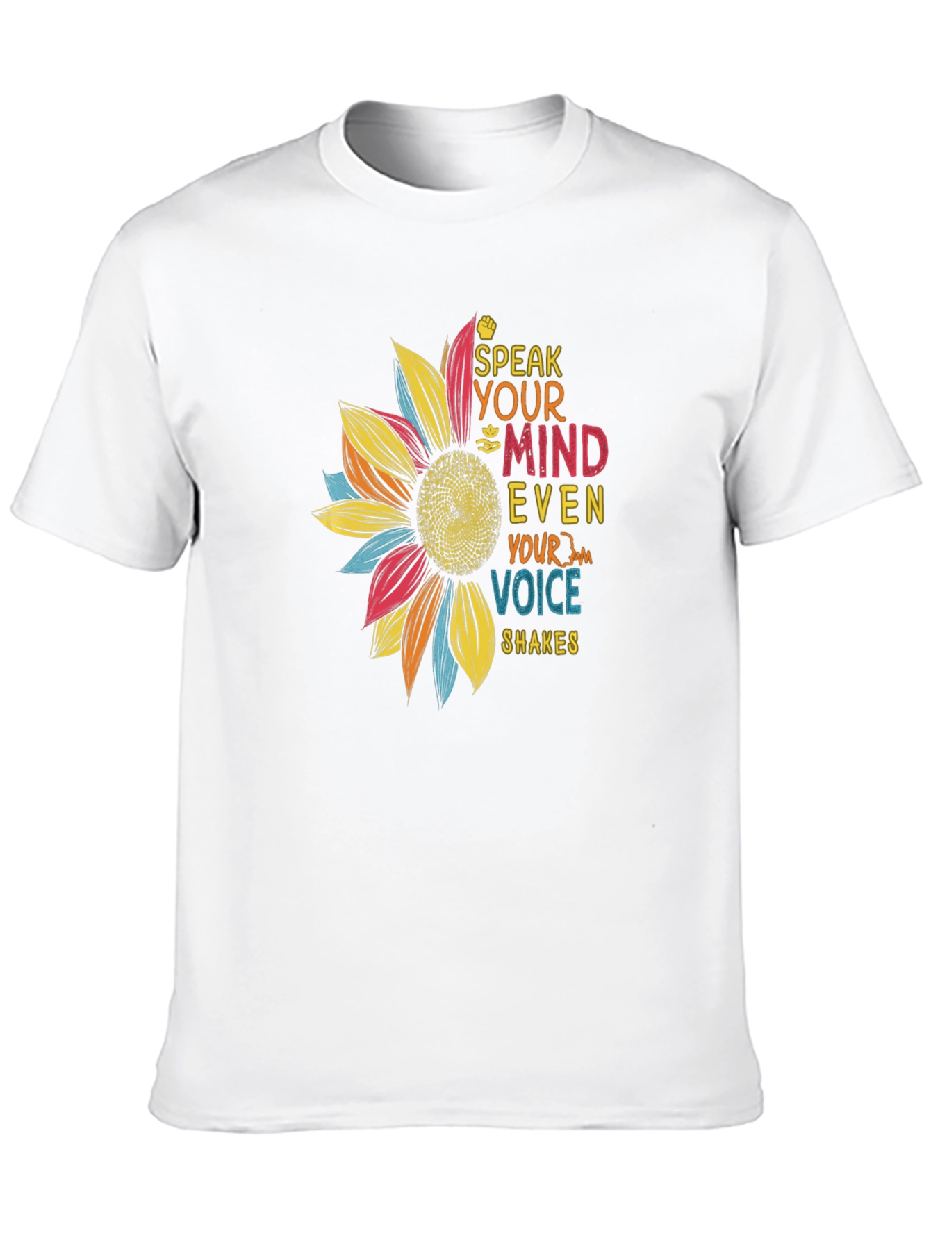 Speak Your Mind Sunflower Graphic T-Shirt