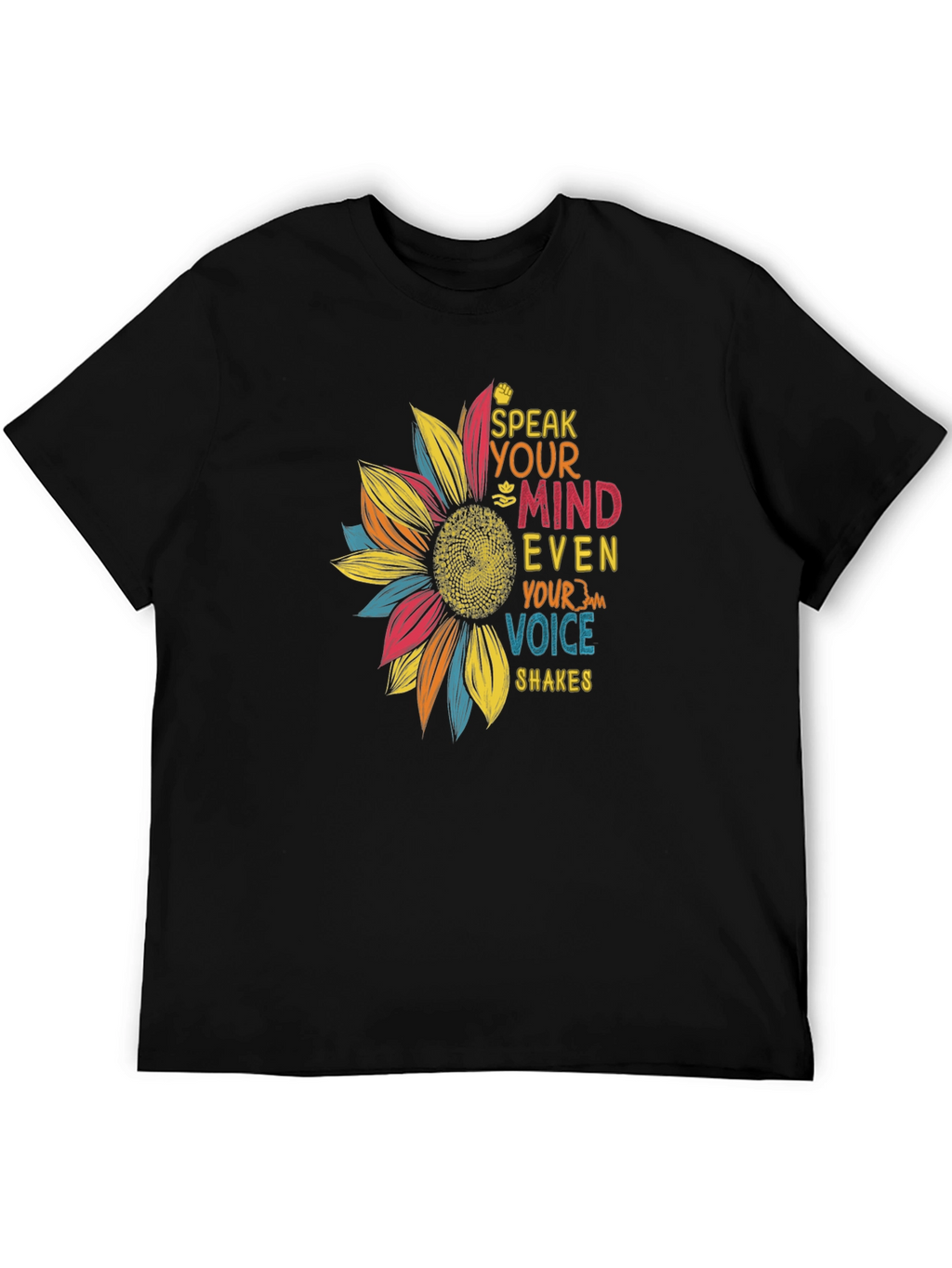 Speak Your Mind Sunflower Graphic T-Shirt