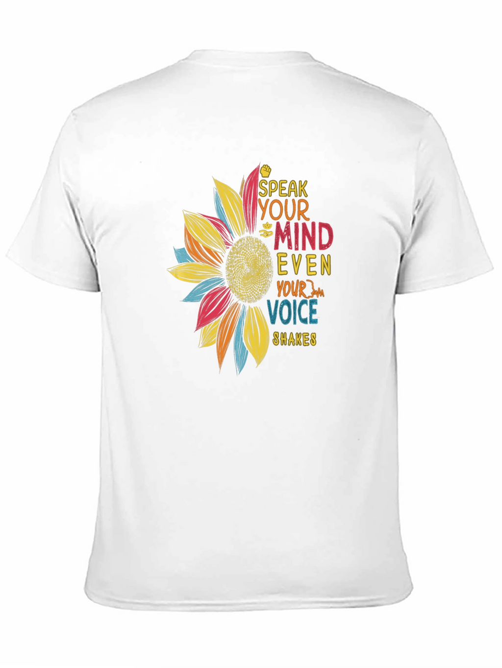 Speak Your Mind Sunflower Graphic T-Shirt