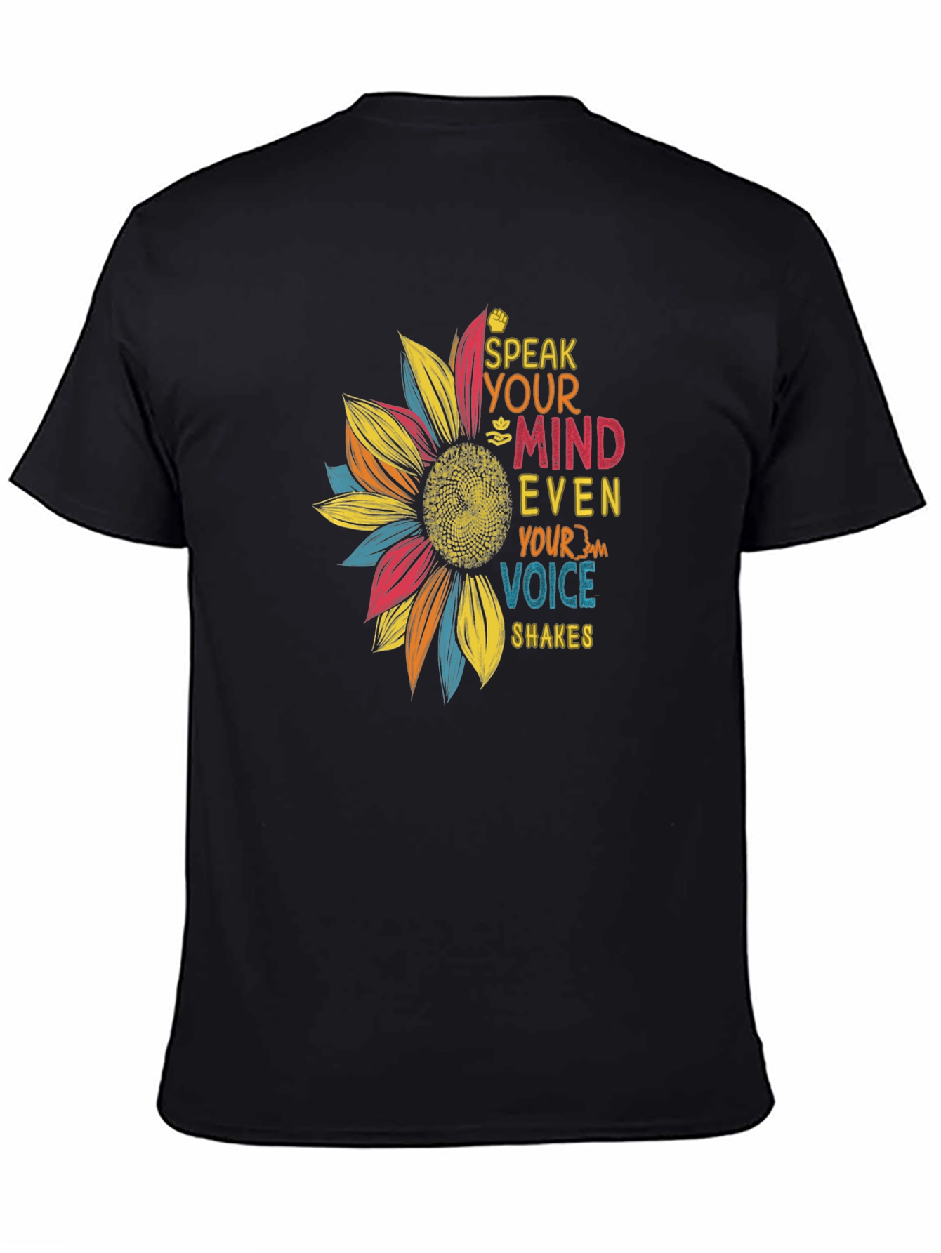 Speak Your Mind Sunflower Graphic T-Shirt