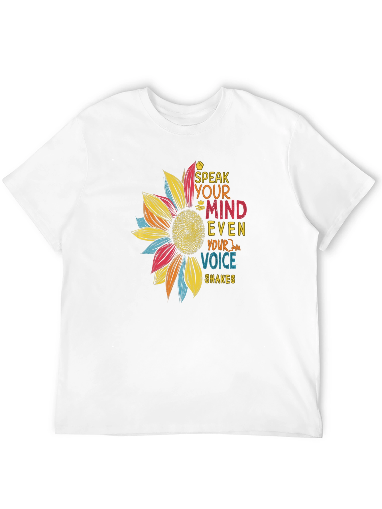 Speak Your Mind Sunflower Graphic T-Shirt