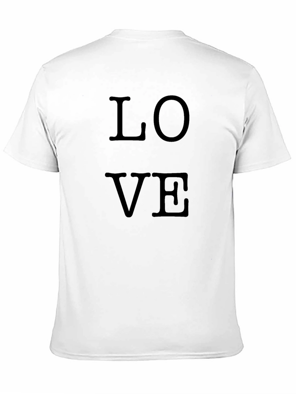 Love T-Shirt - Black Casual Cotton Tee