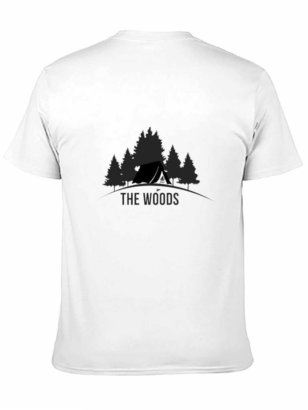 The Woods Camping Graphic Tee - Black