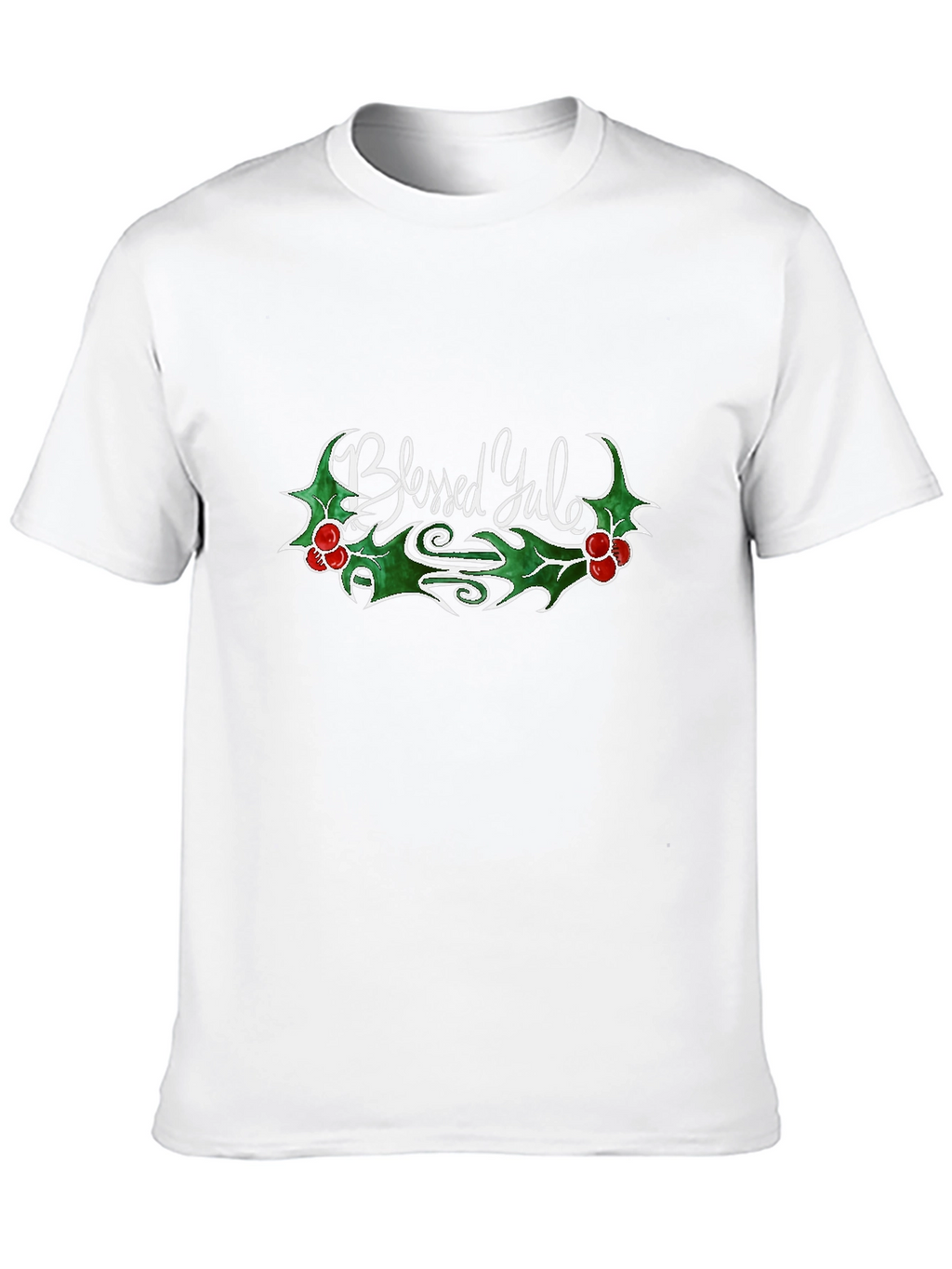 Blessed Yule Graphic Tee - Holiday Cheer