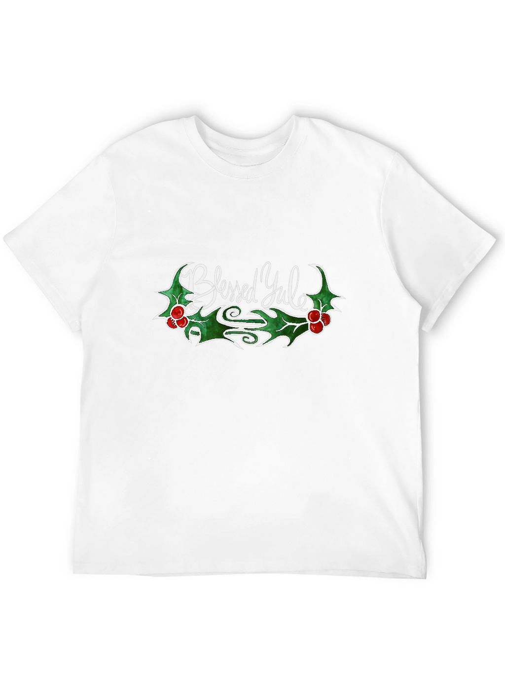 Blessed Yule Graphic Tee - Holiday Cheer
