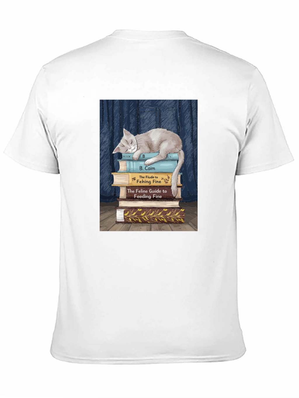 Cat Nap Book Lover T-Shirt