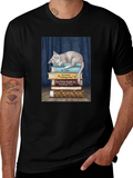 Cat Nap Book Lover T-Shirt