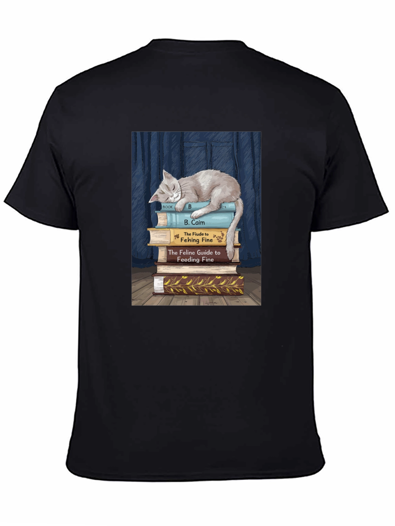 Cat Nap Book Lover T-Shirt