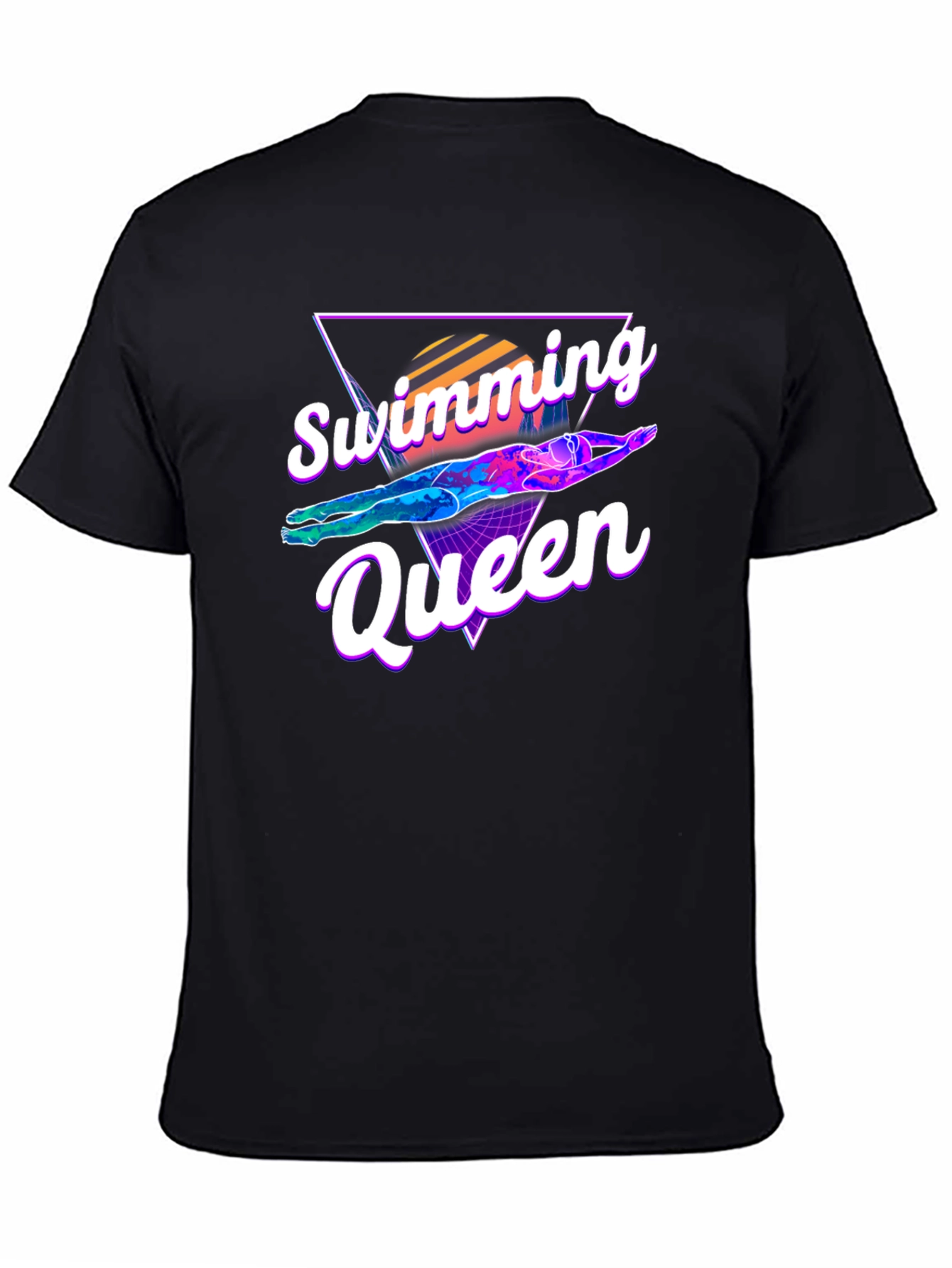 Swimming Queen Graphic T-Shirt - Retro Style