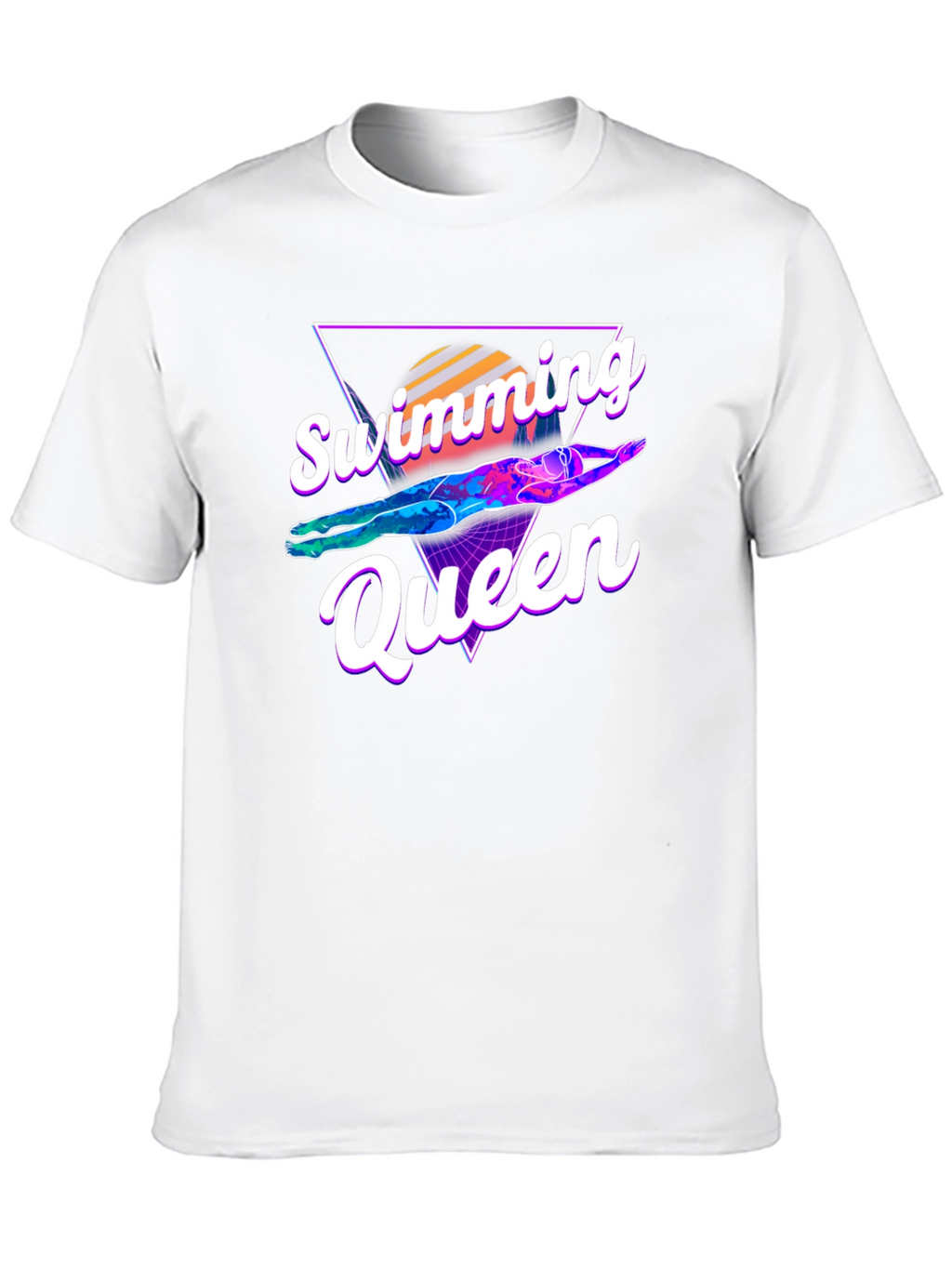 Swimming Queen Graphic T-Shirt - Retro Style