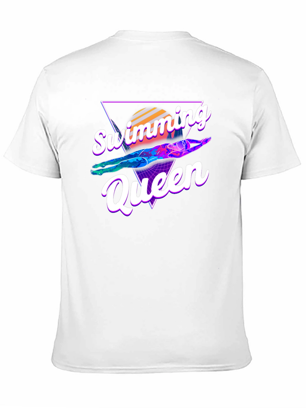 Swimming Queen Graphic T-Shirt - Retro Style