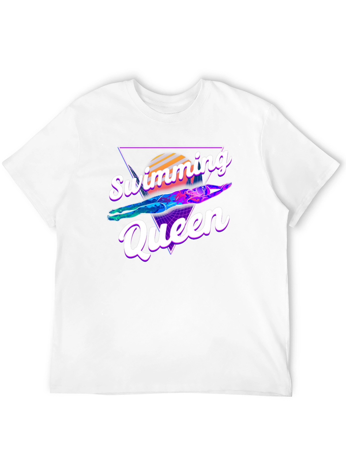 Swimming Queen Graphic T-Shirt - Retro Style