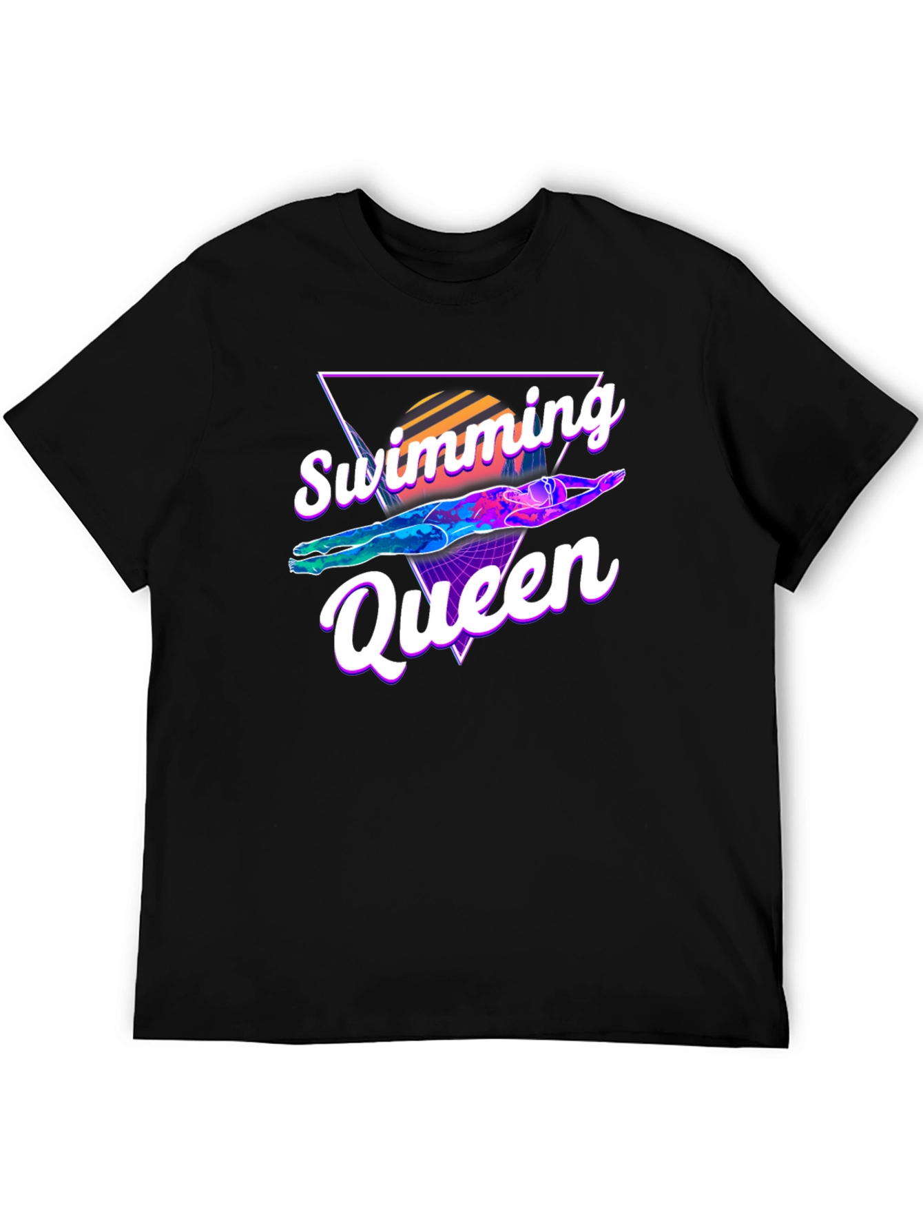 Swimming Queen Graphic T-Shirt - Retro Style