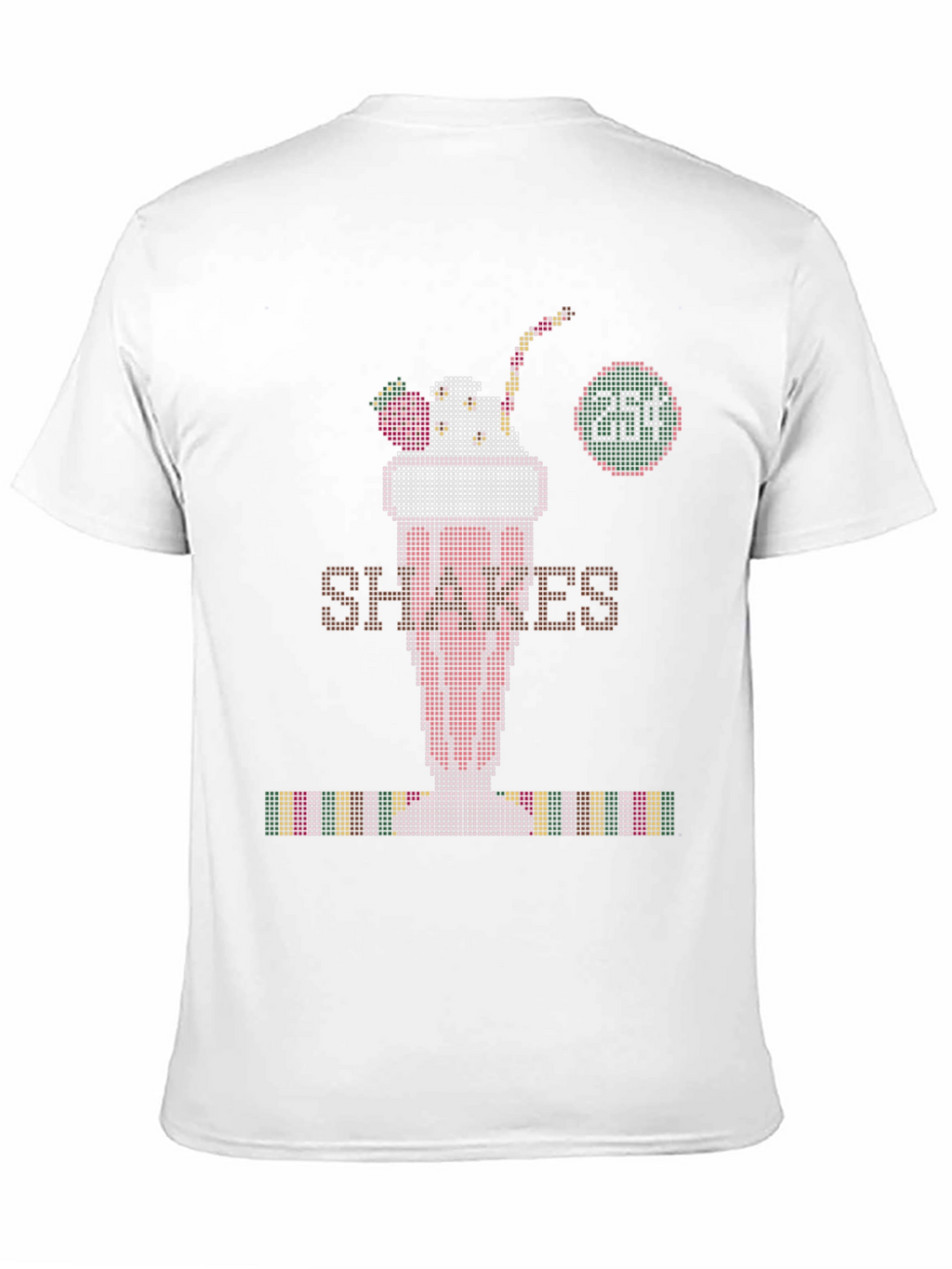 Retro Shakes Tee - Pixelated Milkshake T-Shirt