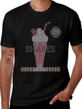Retro Shakes Tee - Pixelated Milkshake T-Shirt