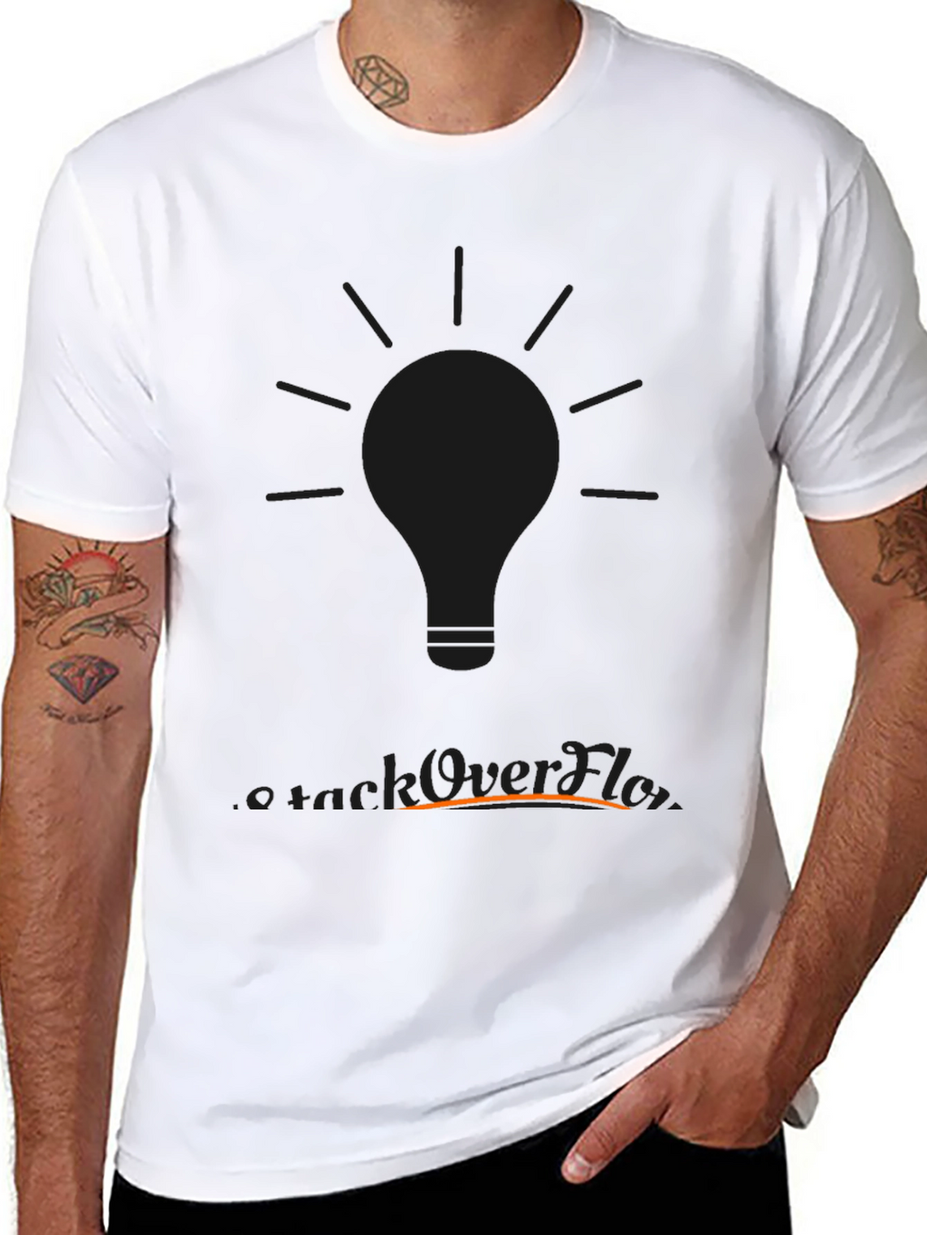 Stack Overflow T-Shirt - Lightbulb Logo