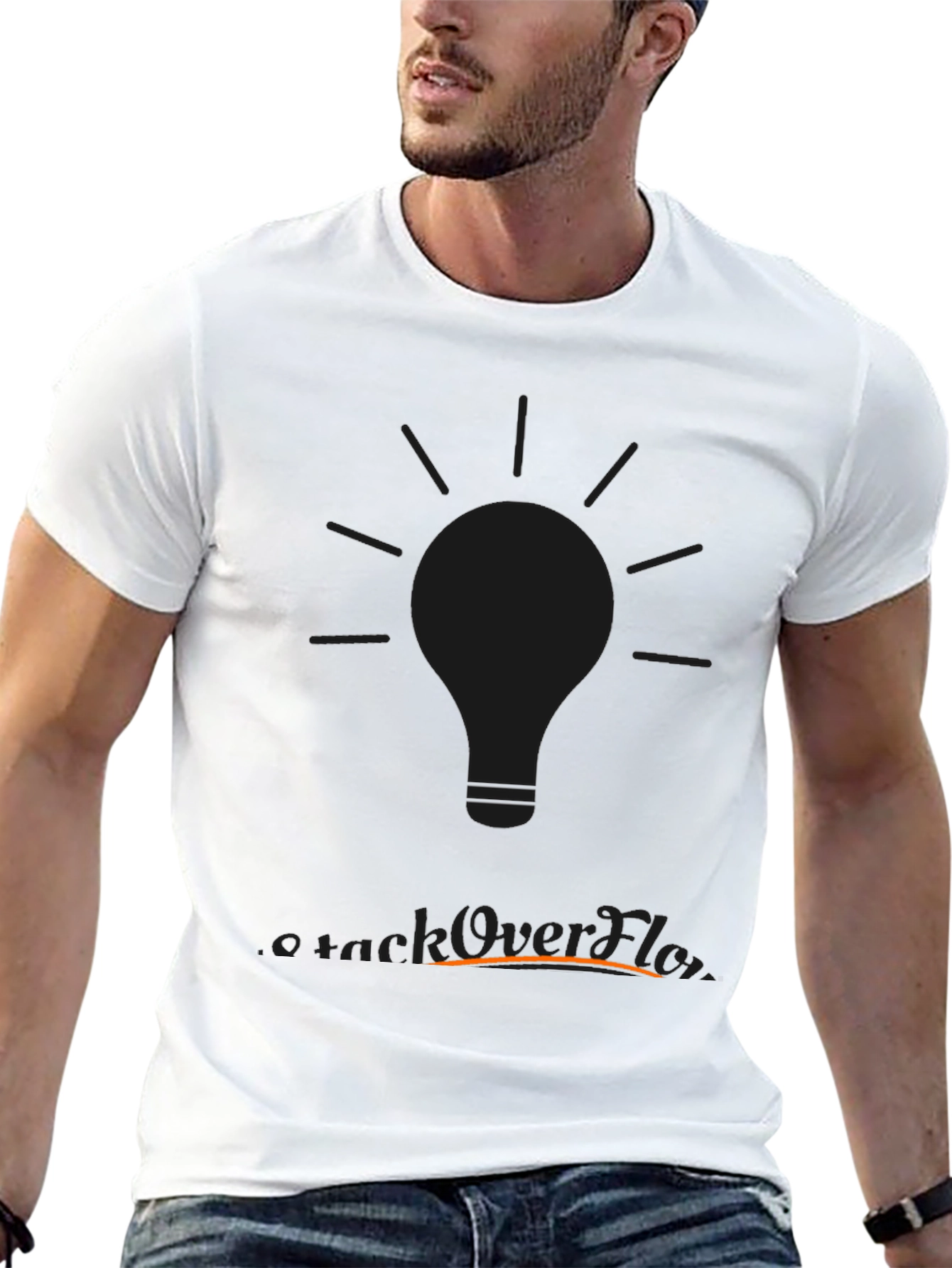 Stack Overflow T-Shirt - Lightbulb Logo