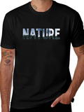 Nature Graphic Tee - Mens Black T-Shirt