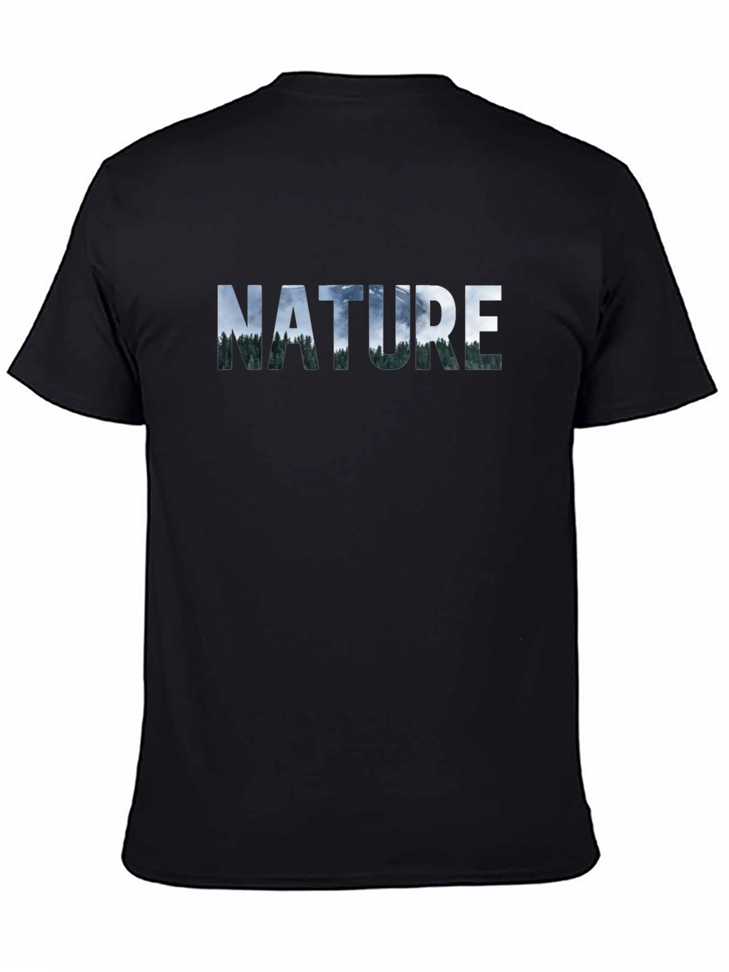 Nature Graphic Tee - Mens Black T-Shirt