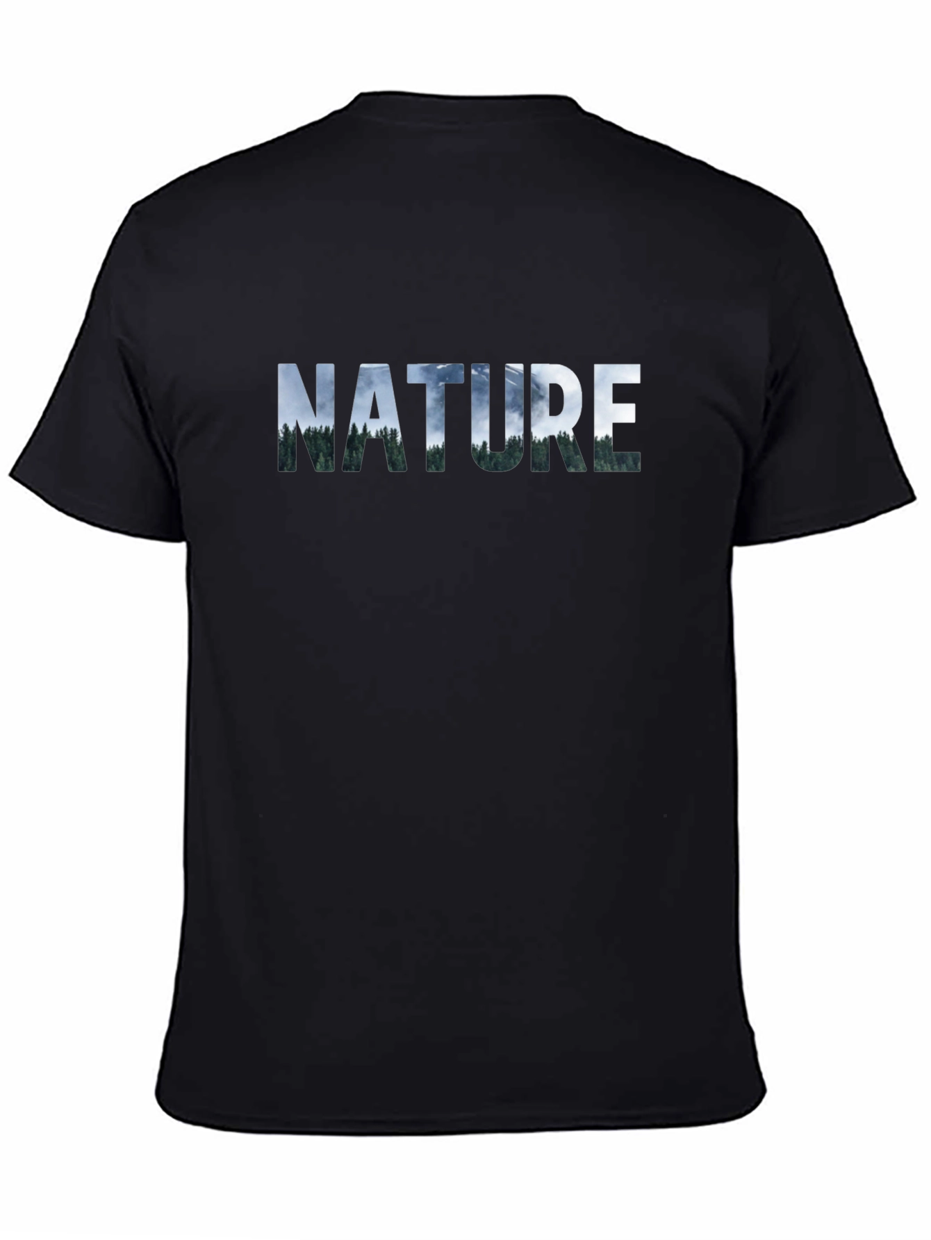 Nature Graphic Tee - Mens Black T-Shirt