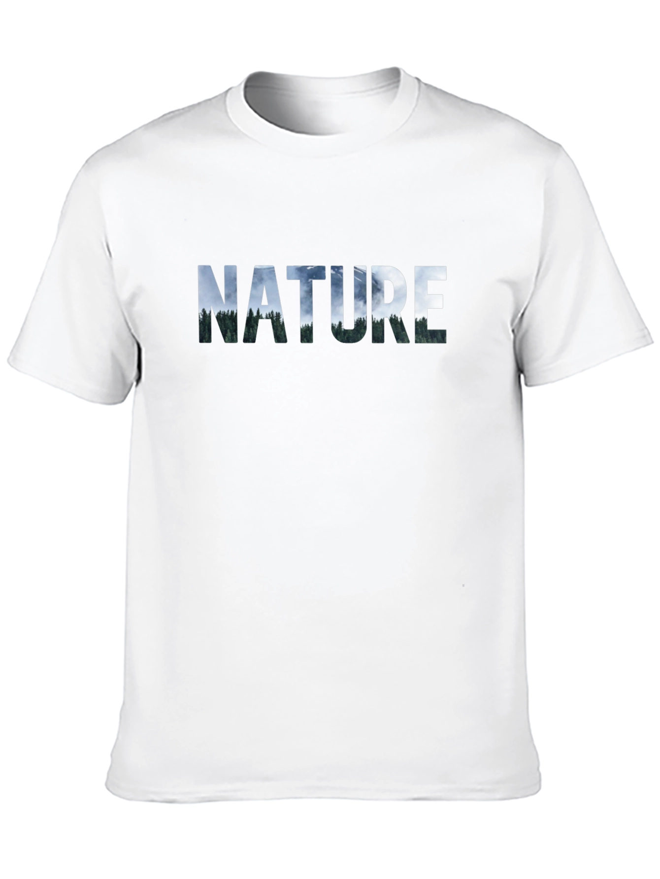 Nature Graphic Tee - Mens Black T-Shirt