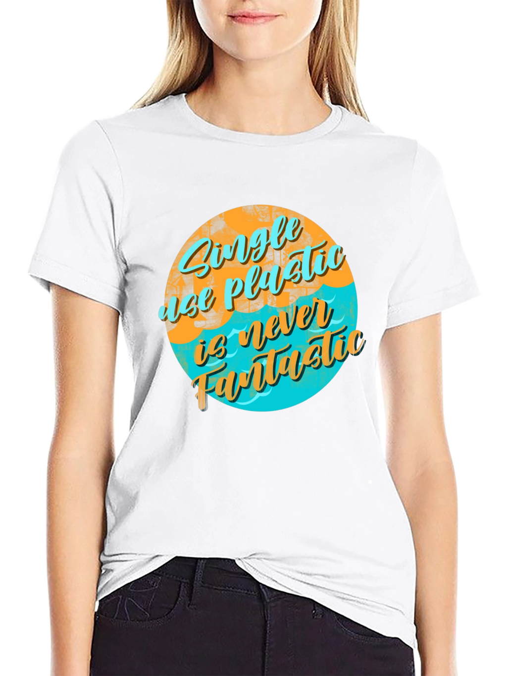 Eco-Friendly Single-Use Plastic T-Shirt
